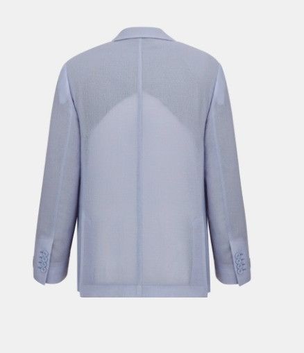 Dior o1w1db10924 Wool Bar Jacket in Blue Size US M / EU 48-50 / 2 - 2 Thumbnail