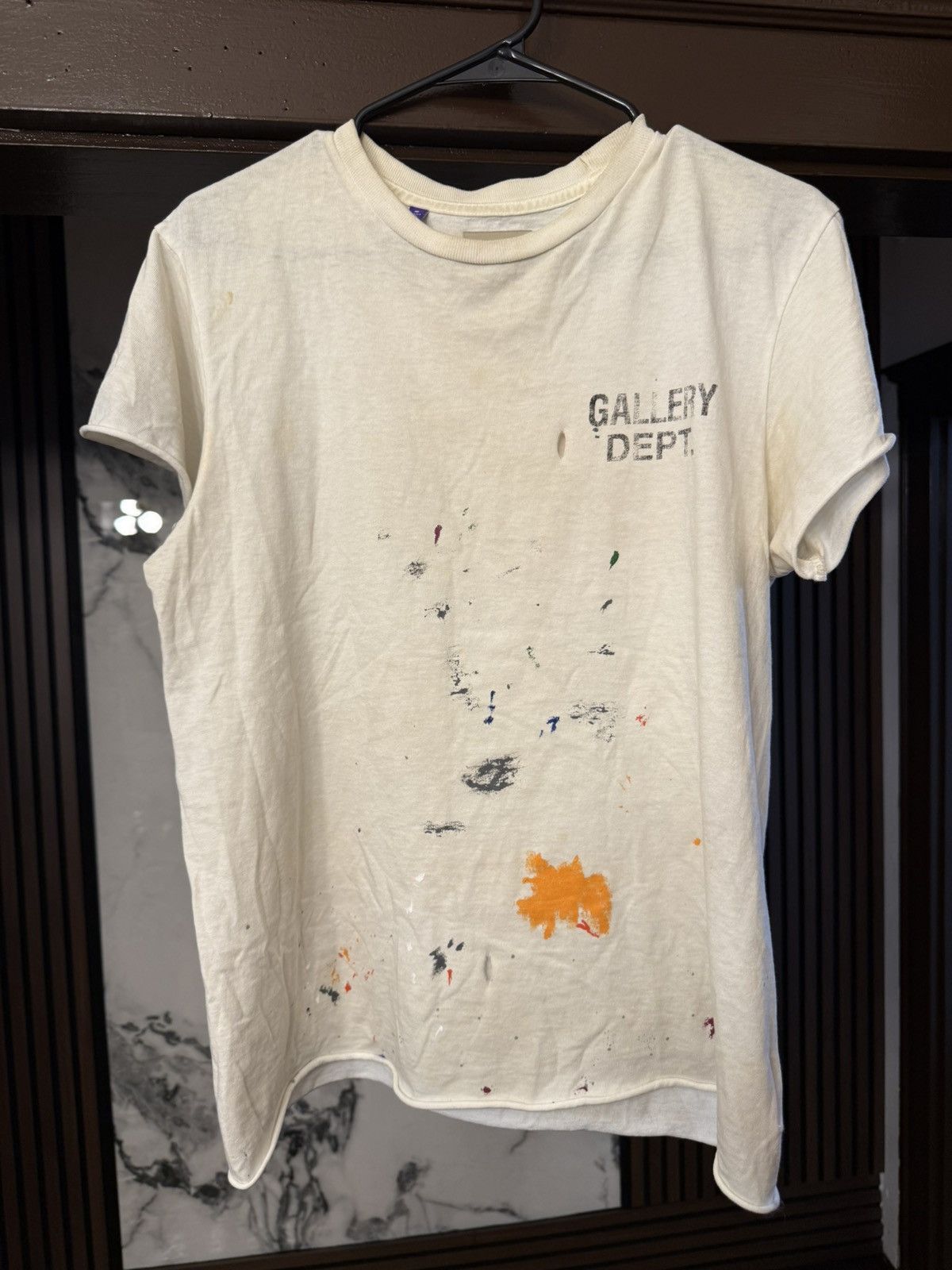 Gallery Dept Boardwalk Paint Splatter Tee Size Small