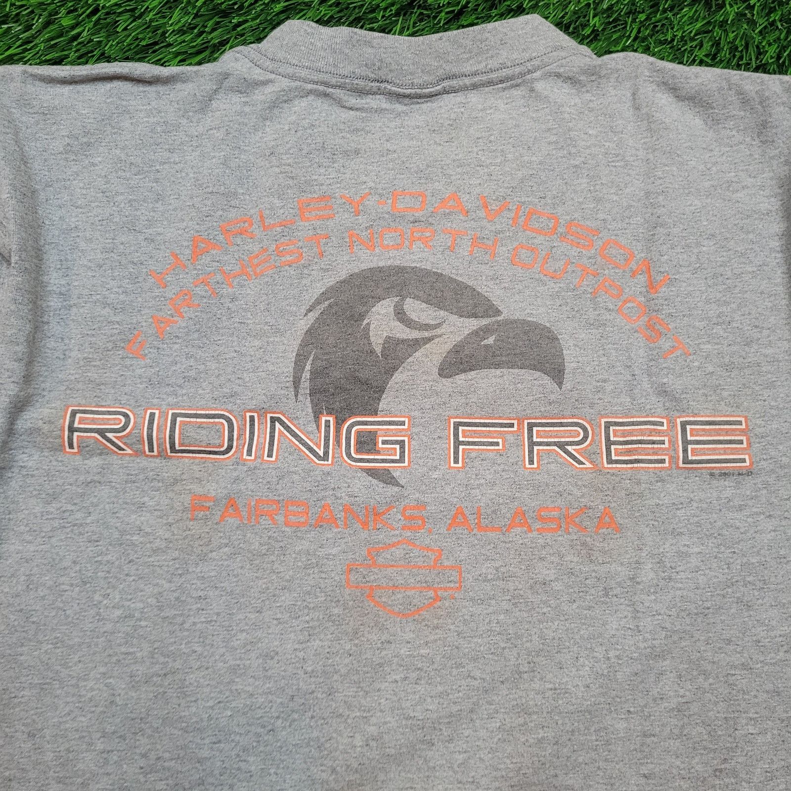 Harley Davidson VTG Y2K Harley-Davidson T-Shirt M Fairbanks AK Dealer Biker Size US M / EU 48-50 / 2 - 5 Thumbnail
