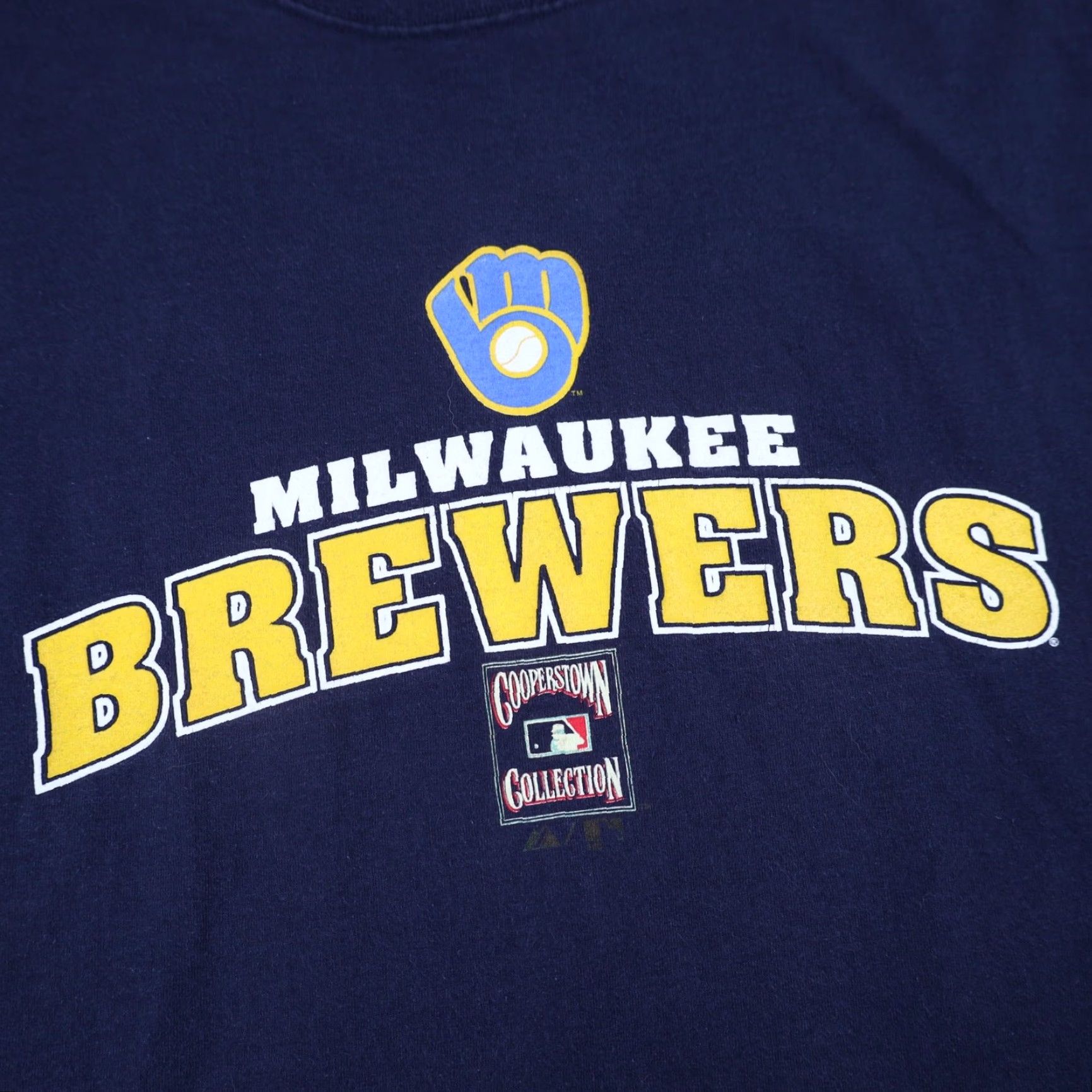 Vintage VINTAGE Majestic Milwaukee Brewers Graphic Shirt XL Men Blue XXL 90s Football? Size US XL / EU 56 / 4 - 5 Thumbnail