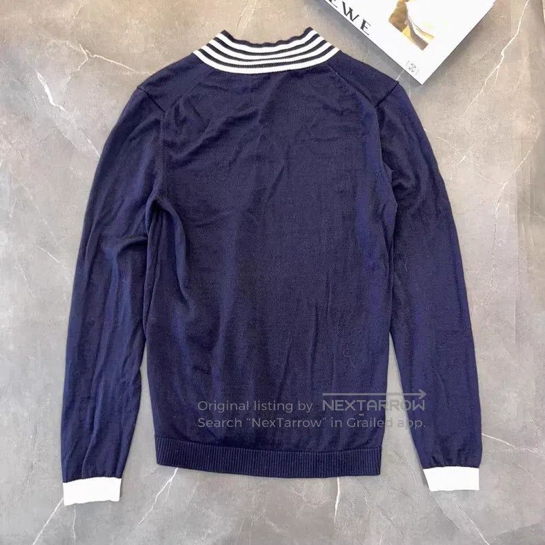 Gucci Gucci Bee pattern v-neck woollen sweater Size US XS / EU 42 / 0 - 2 Thumbnail