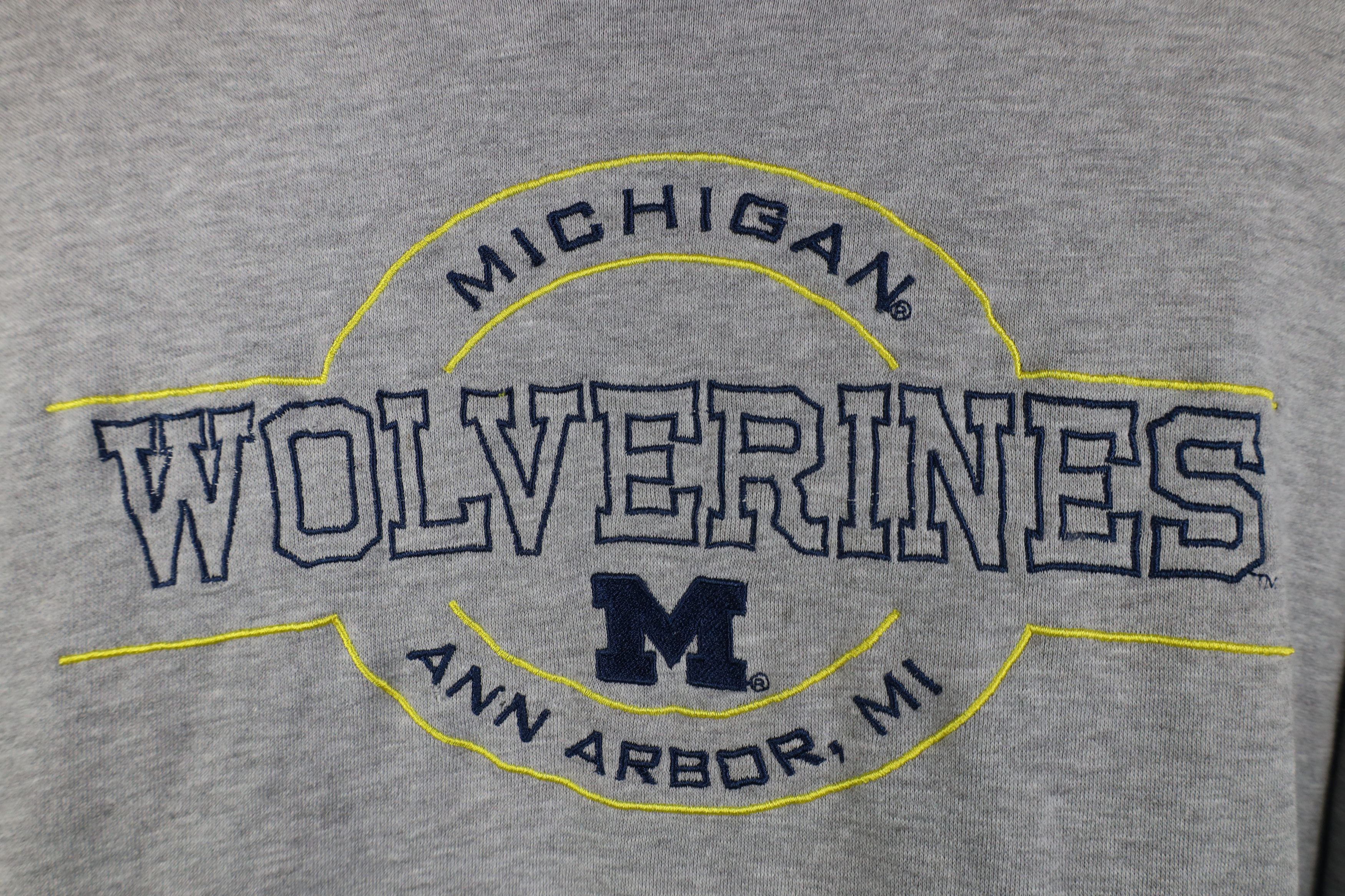 Vintage Vintage Boxy Fit University of Michigan Hoodie Sweatshirt Size XXL / US 16-18 / IT 52-54 - 5 Thumbnail