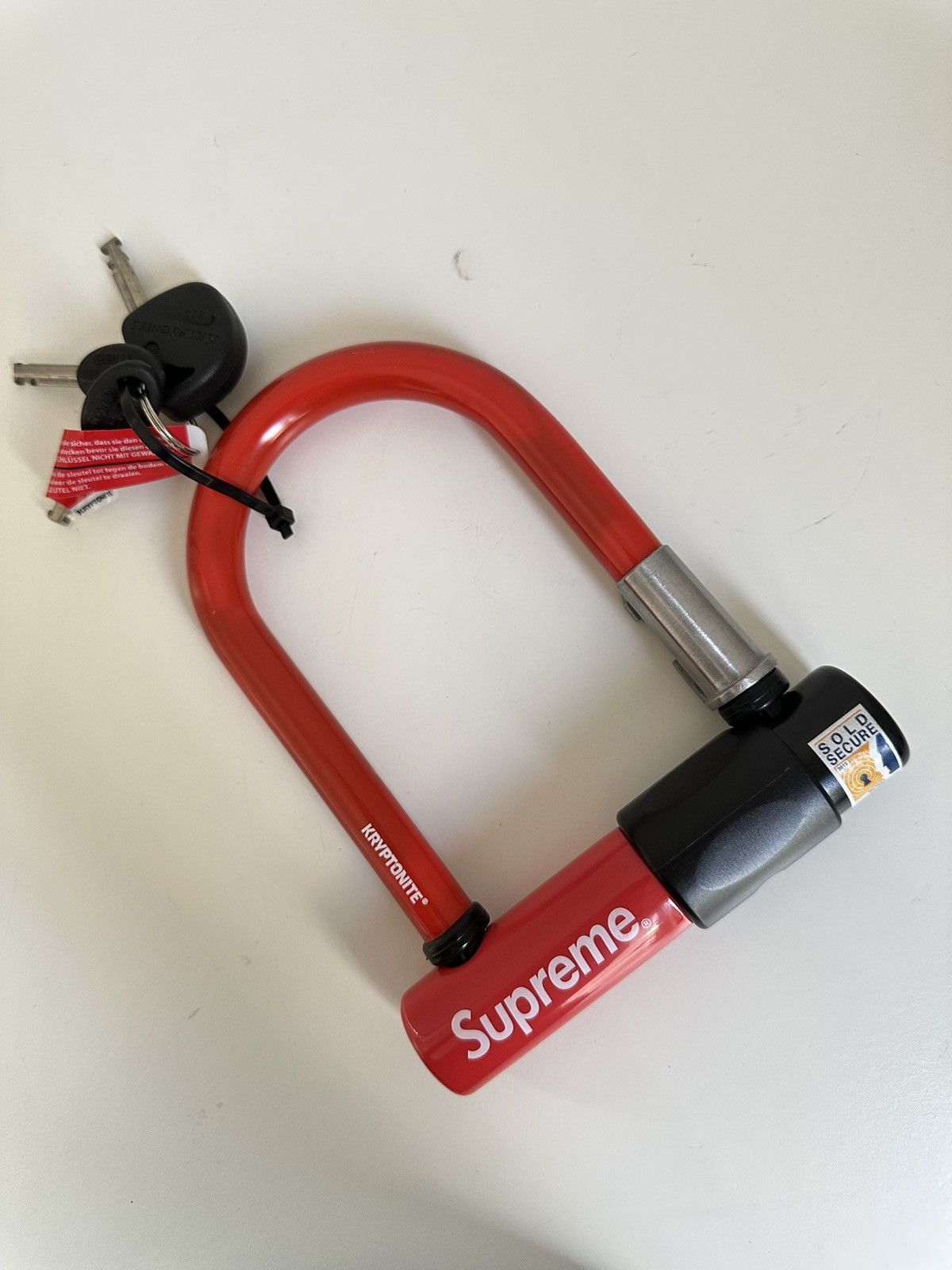 Supreme Supreme Kryptonite Bicycle U Lock Size ONE SIZE - 2 Thumbnail