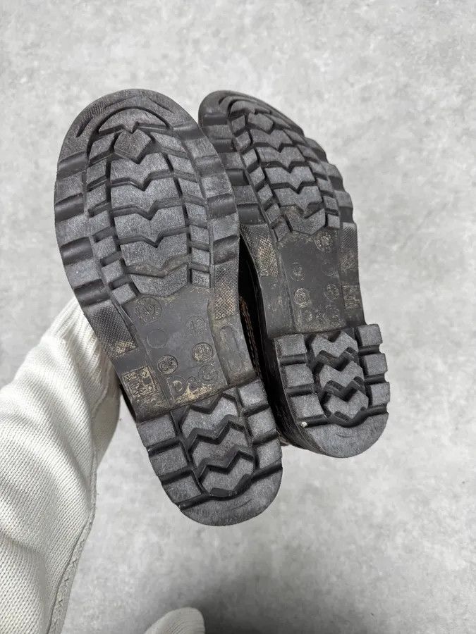 Dolce & Gabbana AW2008 Dolce & Gabbana Black & Brown Puffer Effect Leather Boots Size US 9 / EU 42 - 5 Thumbnail
