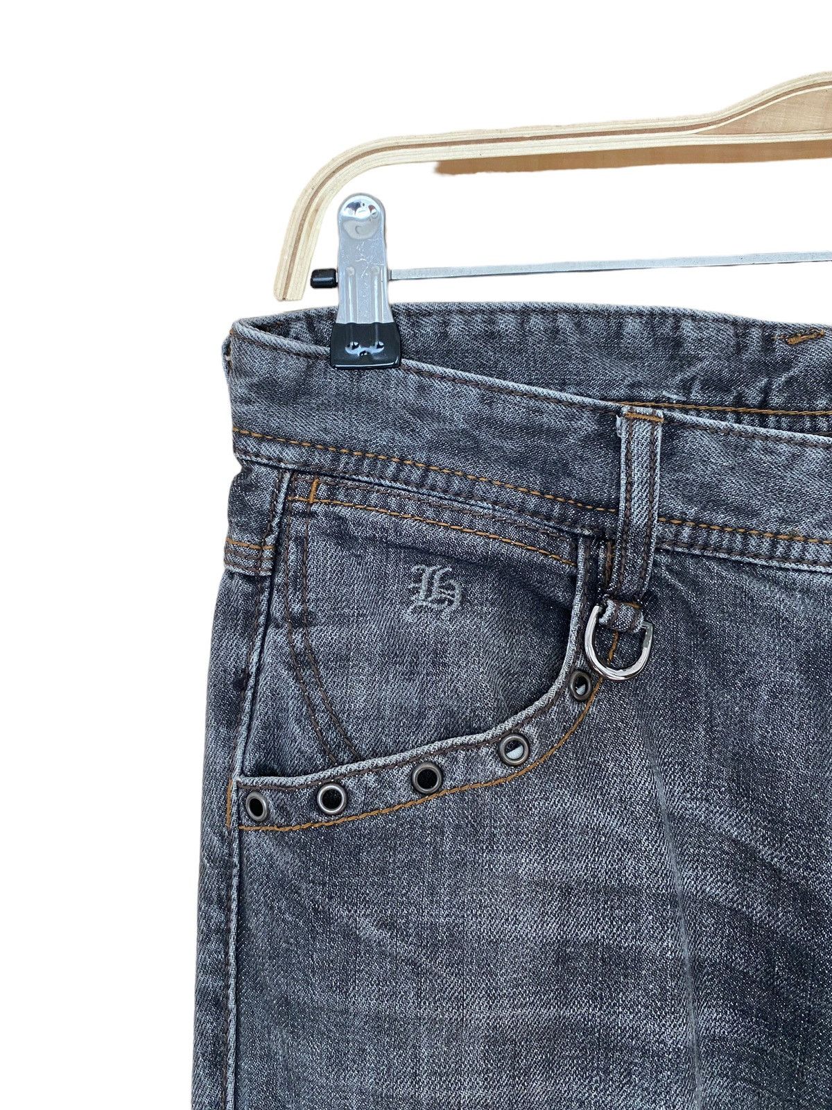 HIDEAWAYS × If Six Was Nine × Le Grande Bleu (L.G.B.) Vintage Brand Hideaways Jeans 1990s Size US 44 / EU 60 - 12 Thumbnail