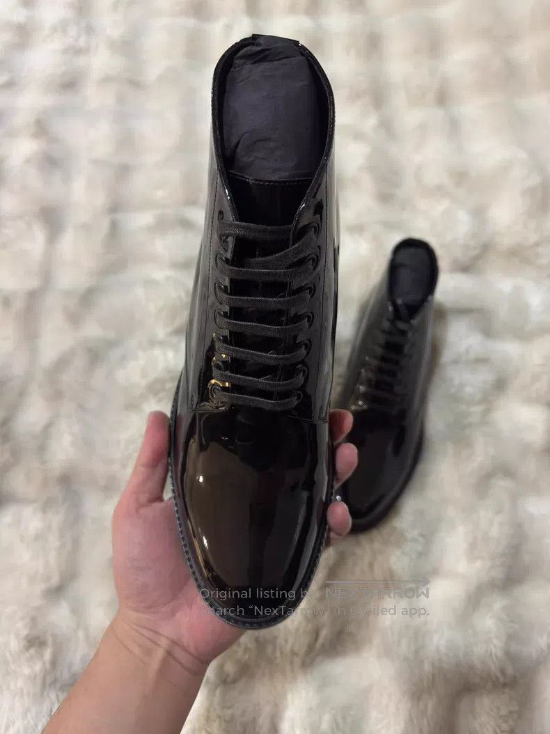 Saint Laurent Paris Saint Laurent Paris Men's Lace-up Boots Size US 8 / EU 41 - 7 Thumbnail