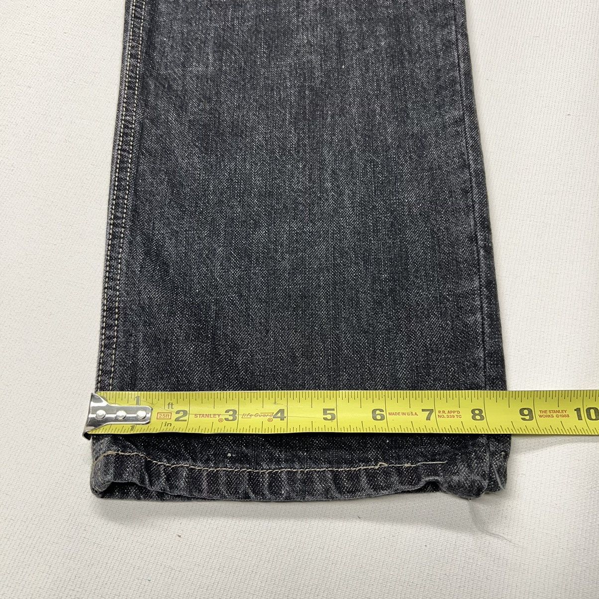 Tommy Hilfiger × Vintage Tommy Hilfiger Jeans Black Blasted Boyfriend Denim Faded Size 34" / US 12 / IT 48 - 21 Thumbnail
