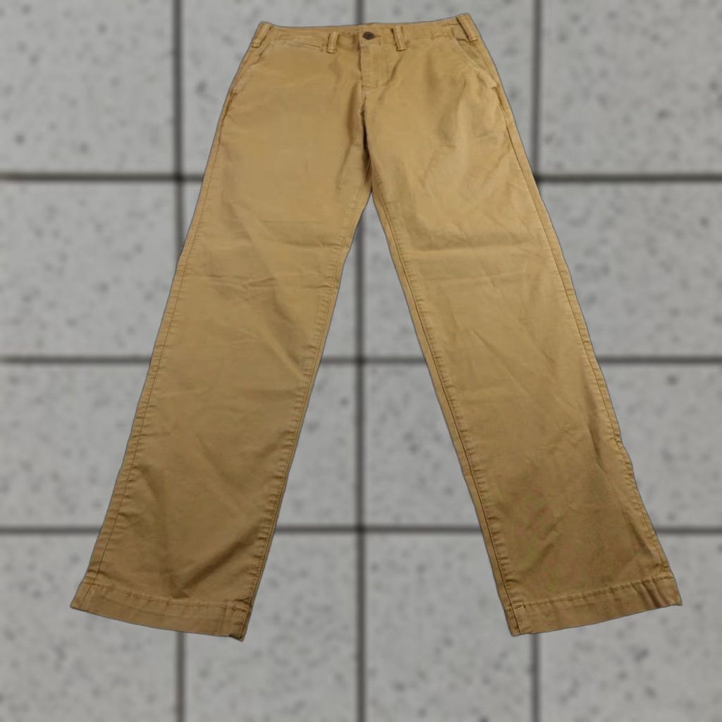 American Eagle Outfitters American Eagle Outfitters Pants Mens 28X32 Brown Beige Chino Trouser Straight Stretch Flex Size US 28 / EU 44 - 1 Thumbnail