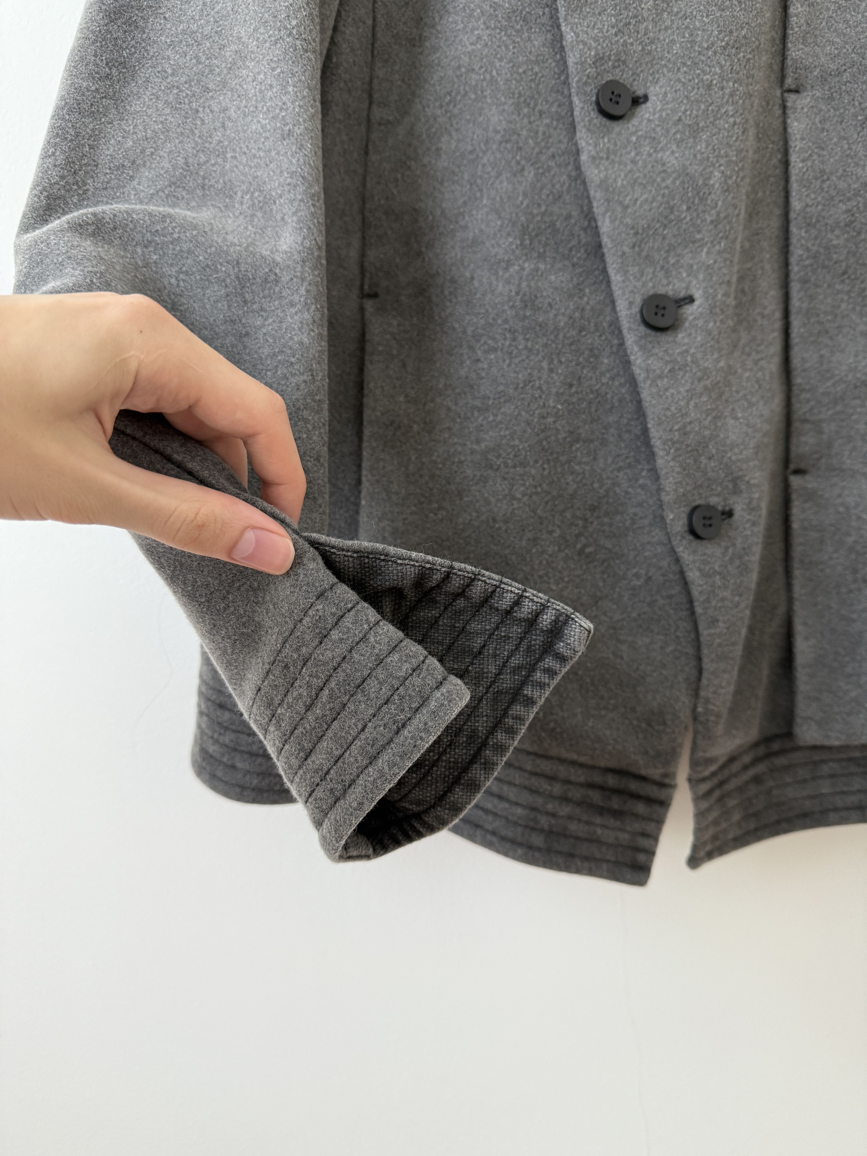 Masnada Wool Asymmetrical Peacoat Size US M / EU 48-50 / 2 - 12 Thumbnail