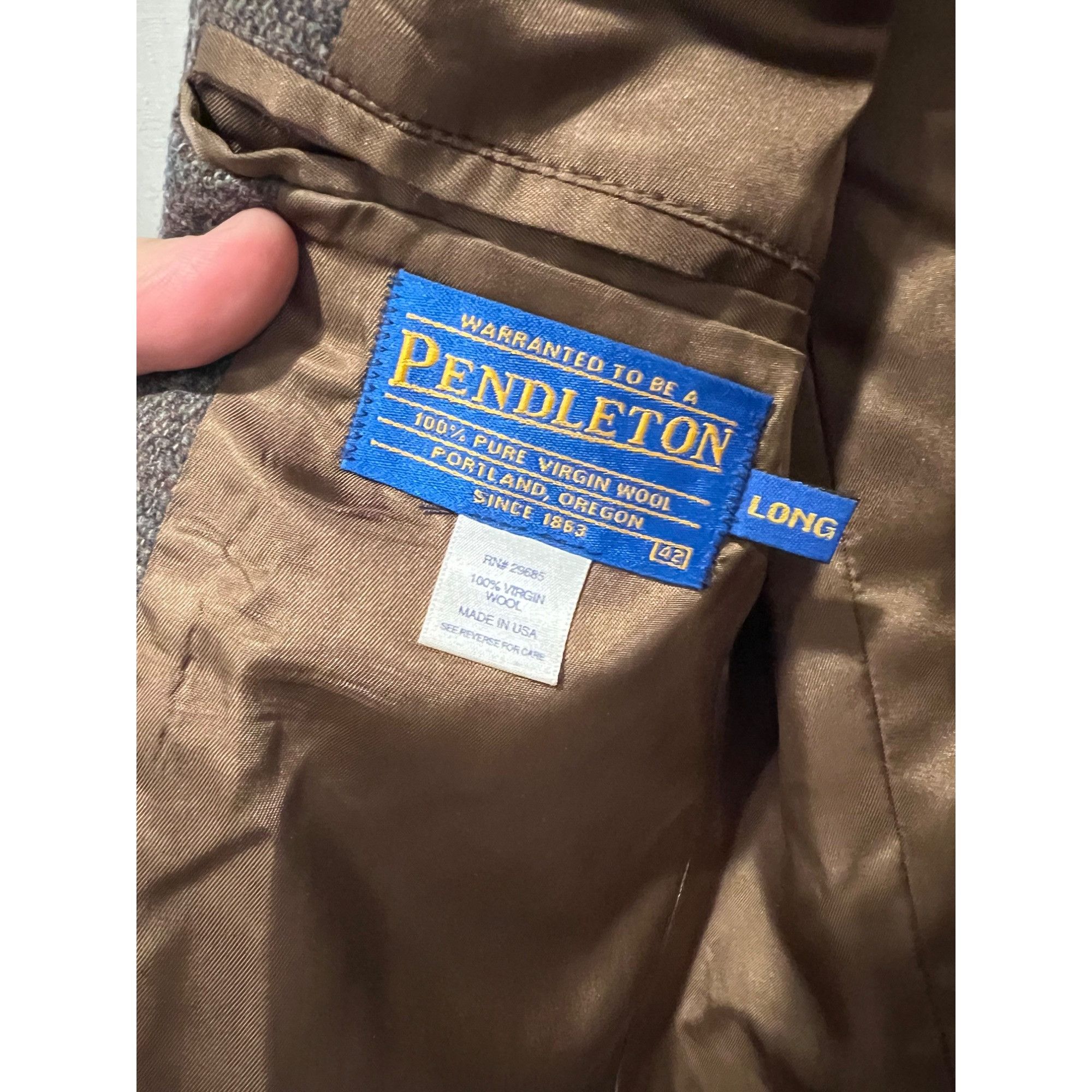 Pendleton Pendleton Western Cowboy Blazer Sport Coat - Size 42L Size 42L - 5 Thumbnail