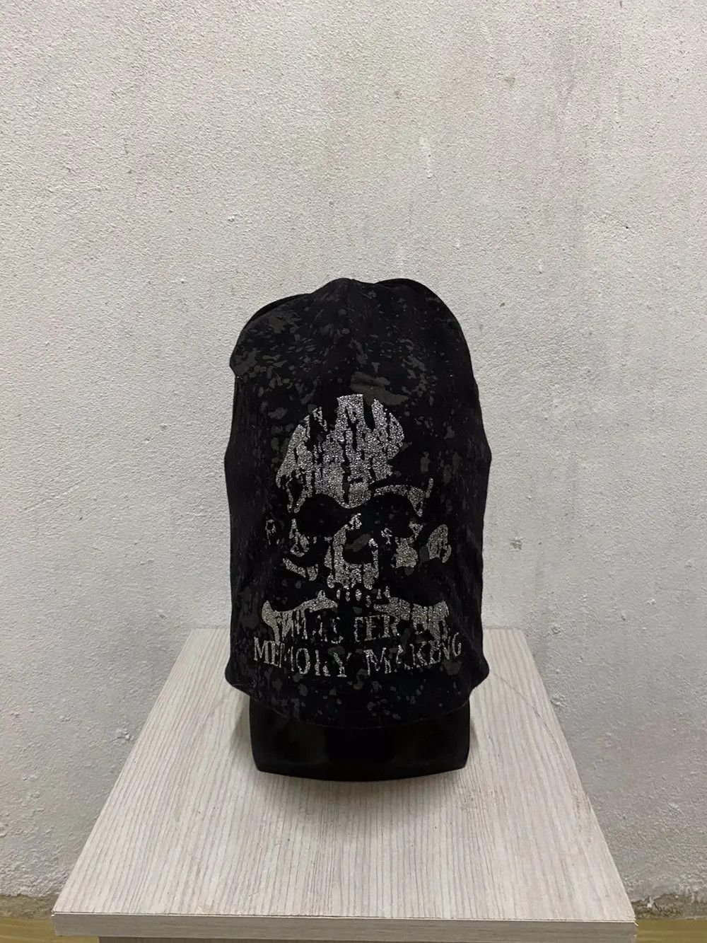 Vintage Japanese Brand Skulls Big Logo Beanie Hat Size ONE SIZE - 4 Thumbnail