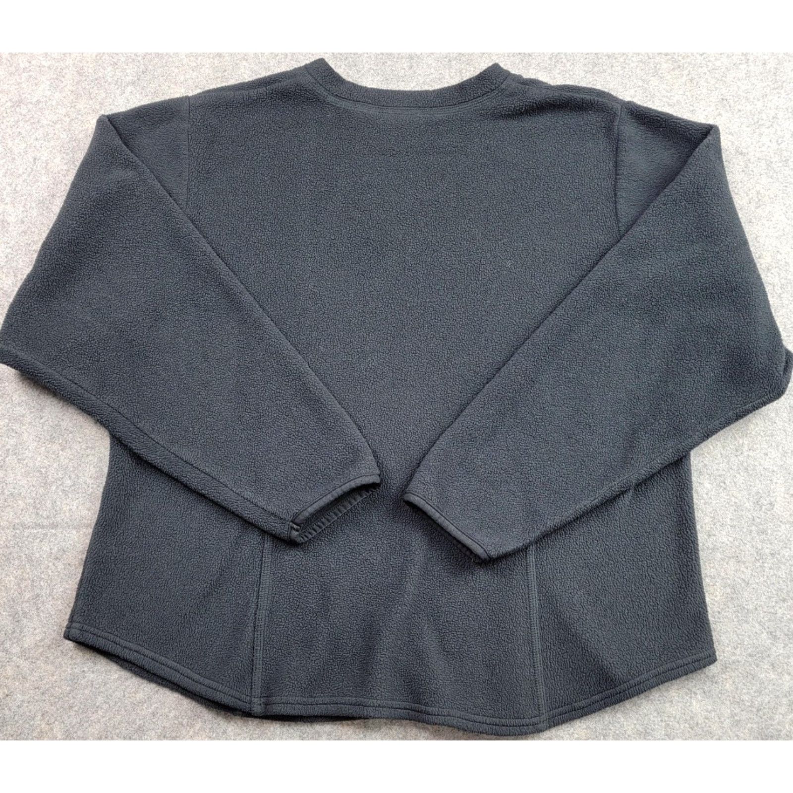 Vintage LL Bean Pullover Womens Large Fleece V Neck Long Sleeve Warm Outdoors Hiking Size L / US 10 / IT 46 - 7 Thumbnail