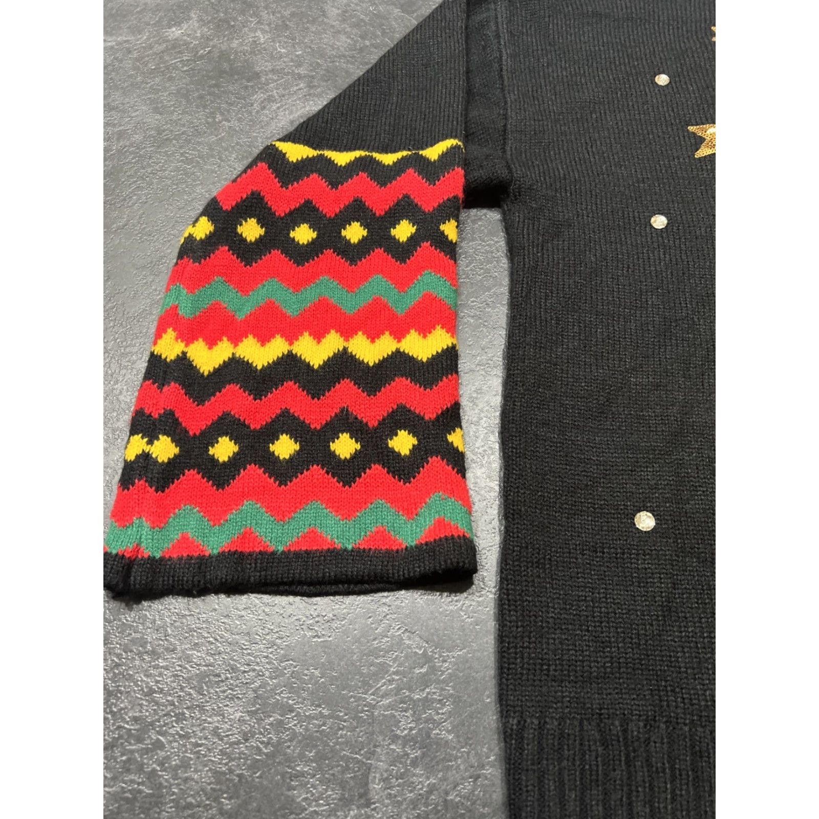 Vintage VINTAGE Holiday Time Christmas Sweater Pullover Size XL Black Womens Size XL / US 12-14 / IT 48-50 - 4 Thumbnail