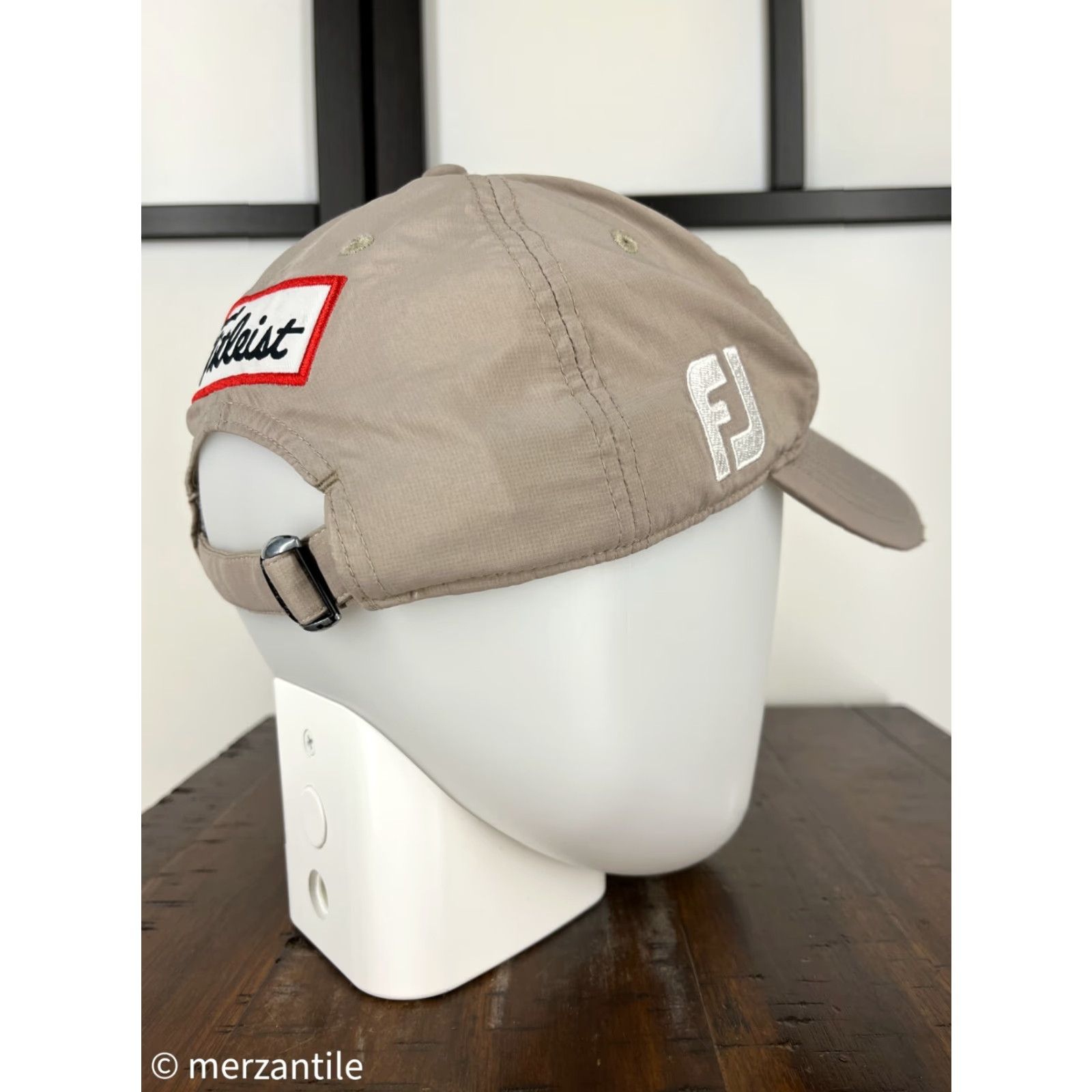 Titleist Titleist Hat Cap Strap Back Adult Beige Golf Logo Adjustable Polyester Outdoor G Size ONE SIZE - 7 Thumbnail