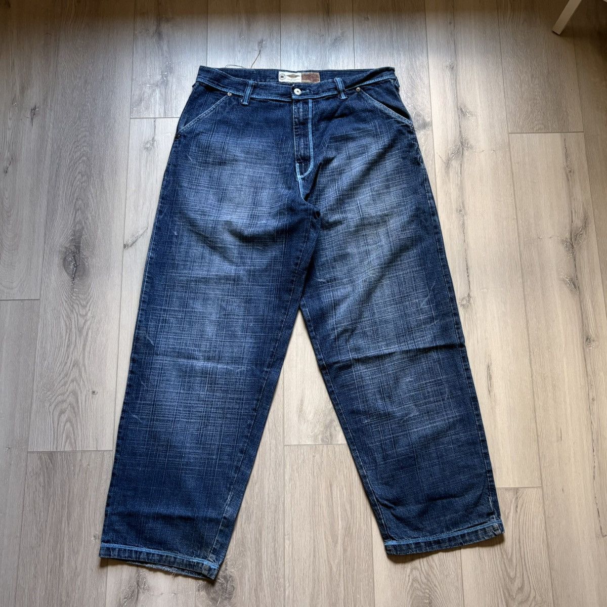 Other Baggy wide leg y2k evolution blue jeans Size US 36 / EU 52 - 1 Thumbnail