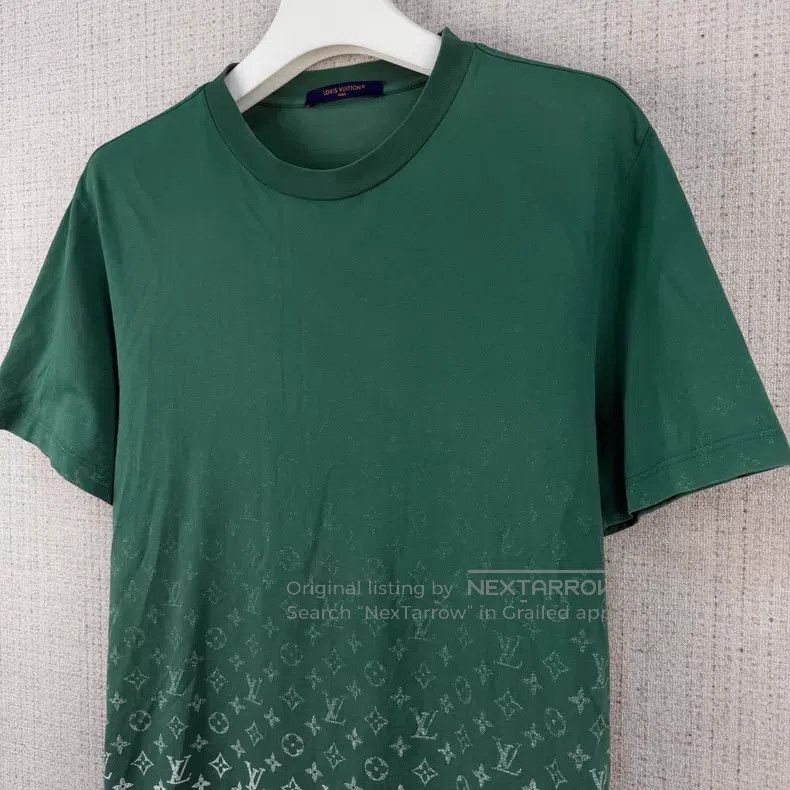 Louis Vuitton Louis Vuitton FW23 Logo Gradient Full Print Round Neck Sho Size US XL / EU 56 / 4 - 2 Thumbnail
