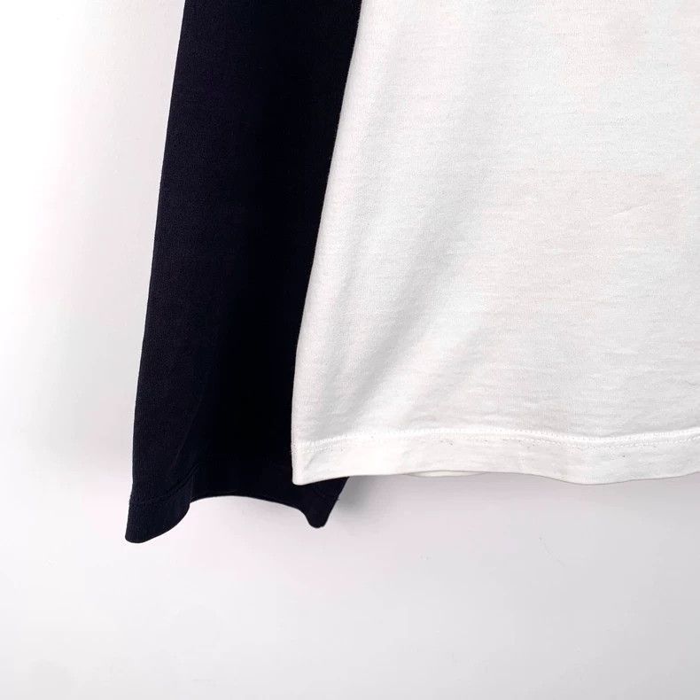 Celine Celine Color Block Logo Long Sleeve TShirt Size US XL / EU 56 / 4 - 5 Thumbnail