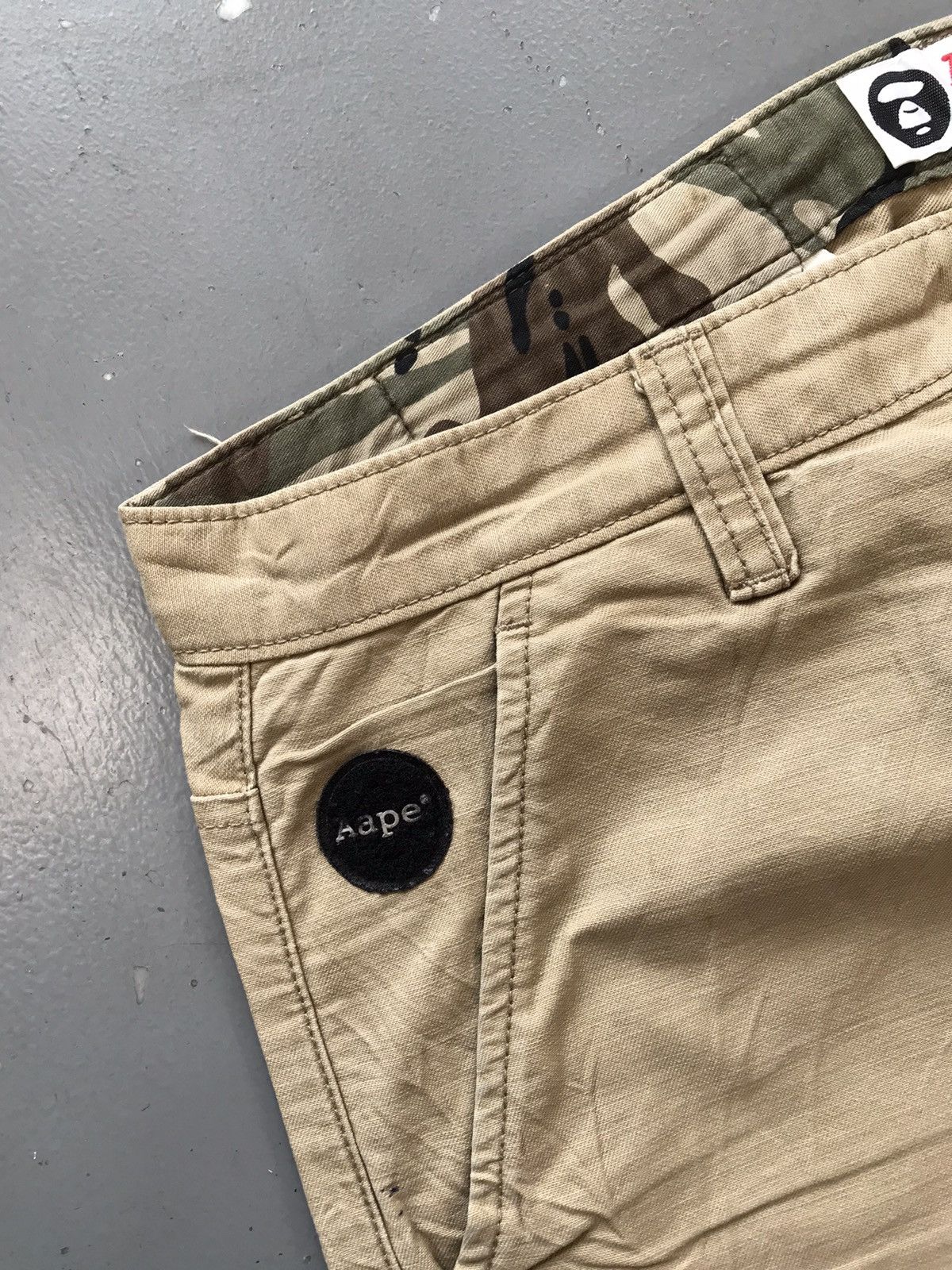Aape × Vintage Vintage aape army printed straight fit denim Size US 34 / EU 50 - 5 Thumbnail