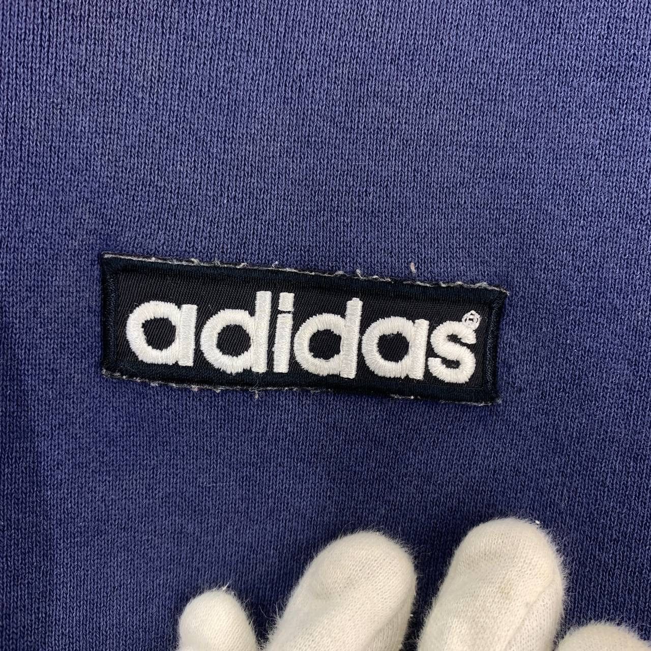 Adidas 90s Vintage ADIDAS Hoodie Pullover #2147/18 Size US M / EU 48-50 / 2 - 2 Thumbnail