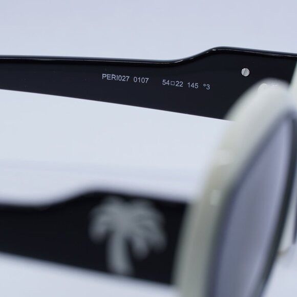 Palm Angels Palm Angels PERI027S DOYLE 0107 Sunglasses Black Oval Size ONE SIZE - 9 Thumbnail