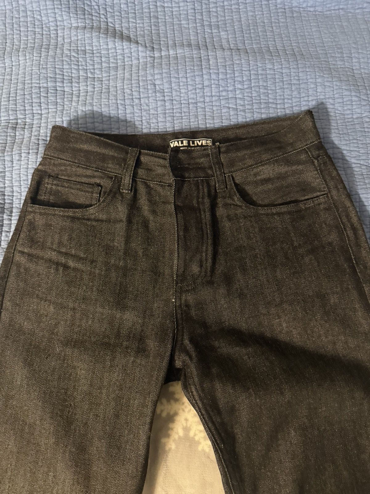 Vale Vale stacked denim jeans Size US 29 - 4 Thumbnail