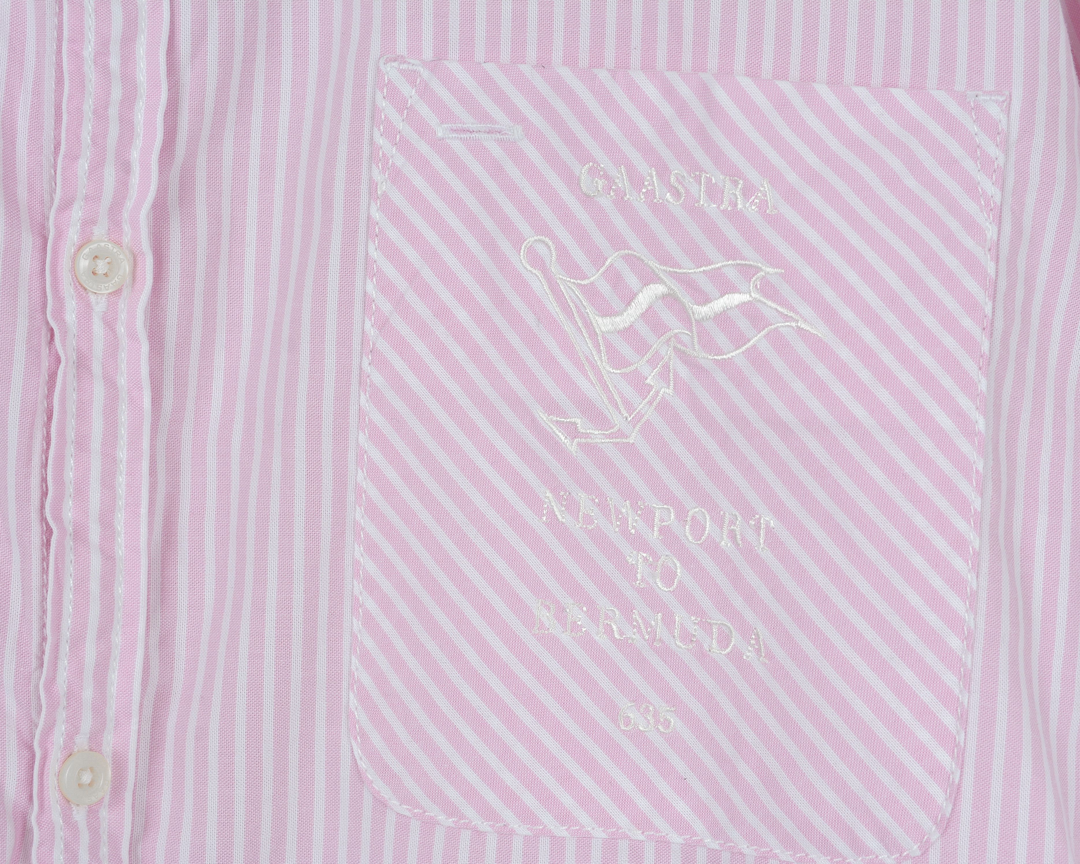 Designer × Other GAASTRA Men XL Shirt Formal Pinstriped Long Sleeve Button Up Size US XL / EU 56 / 4 - 3 Thumbnail