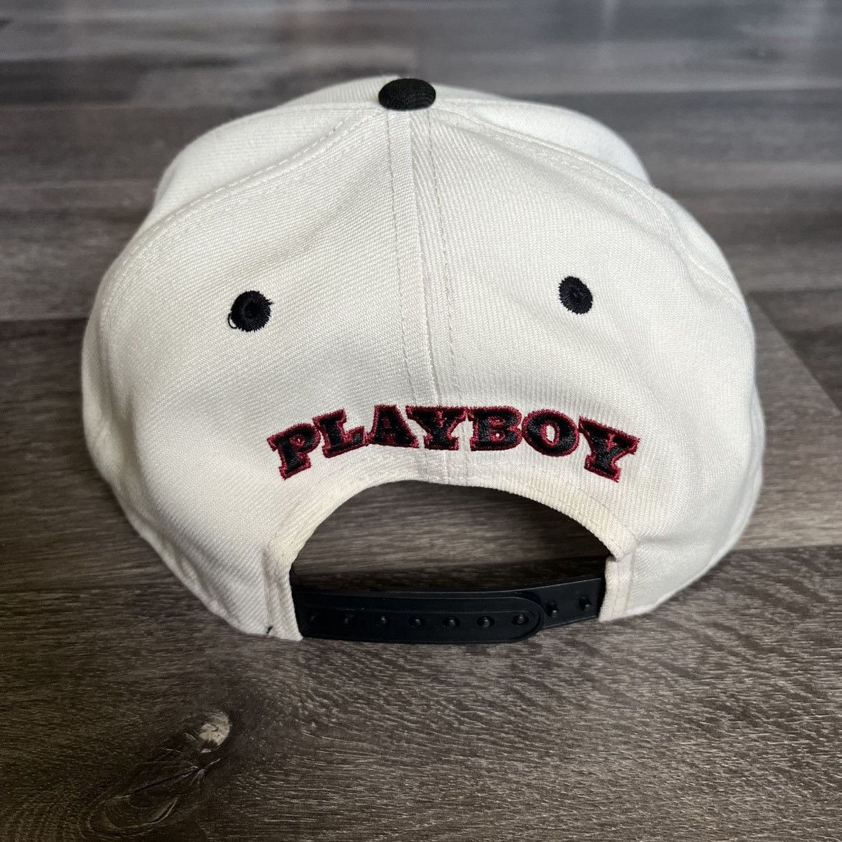 Playboy Playboy x Lids Nazzy Logo Snapback Flat Brim Hat Size ONE SIZE - 5 Thumbnail