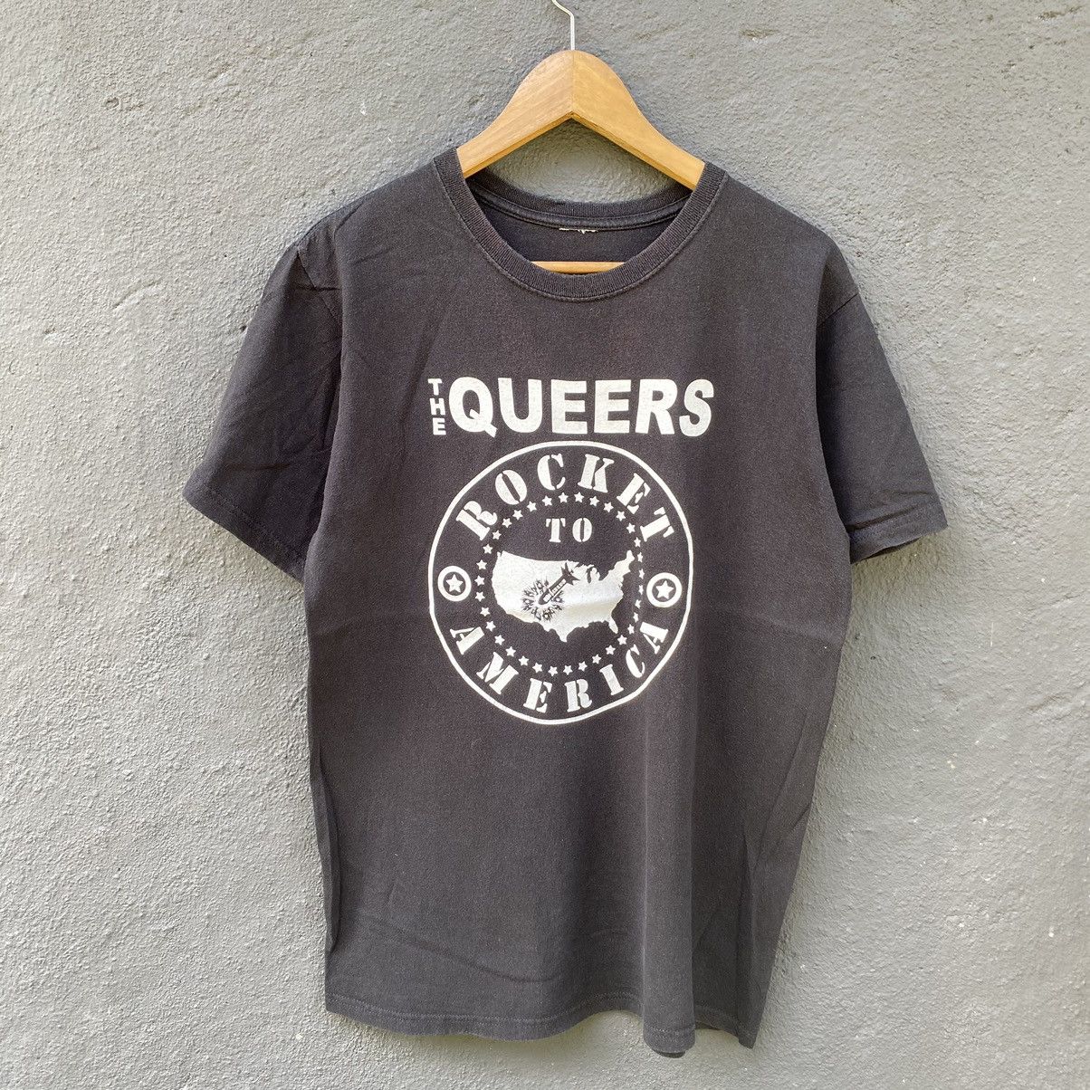 Band Tees Thrashed Faded Vintage Y2K The Queers Punk Band ERD GRUNGE T Size US M / EU 48-50 / 2 - 1 Thumbnail