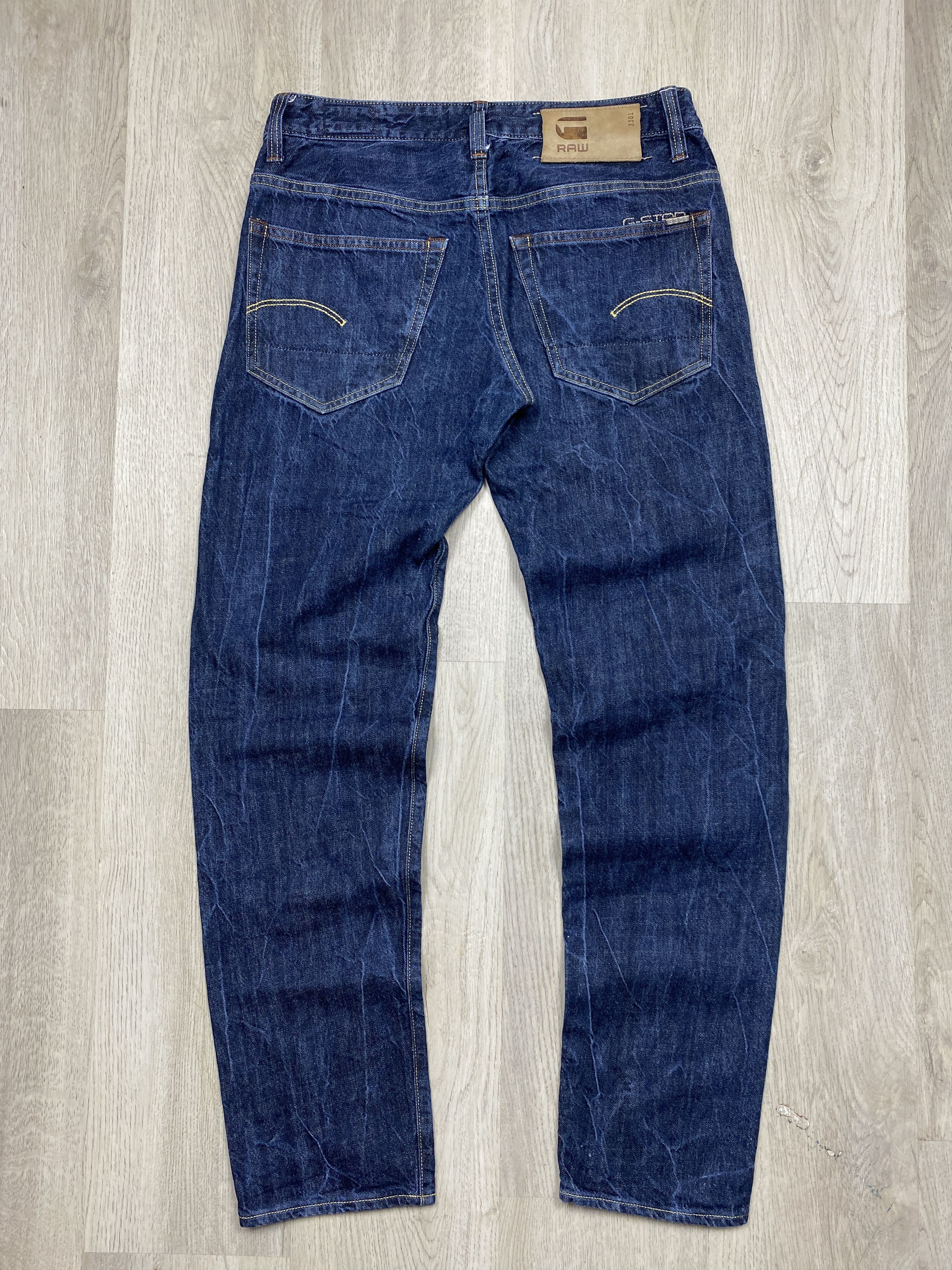 G Star Raw Vintage Mens Low Tapered Denim Pants Jeans