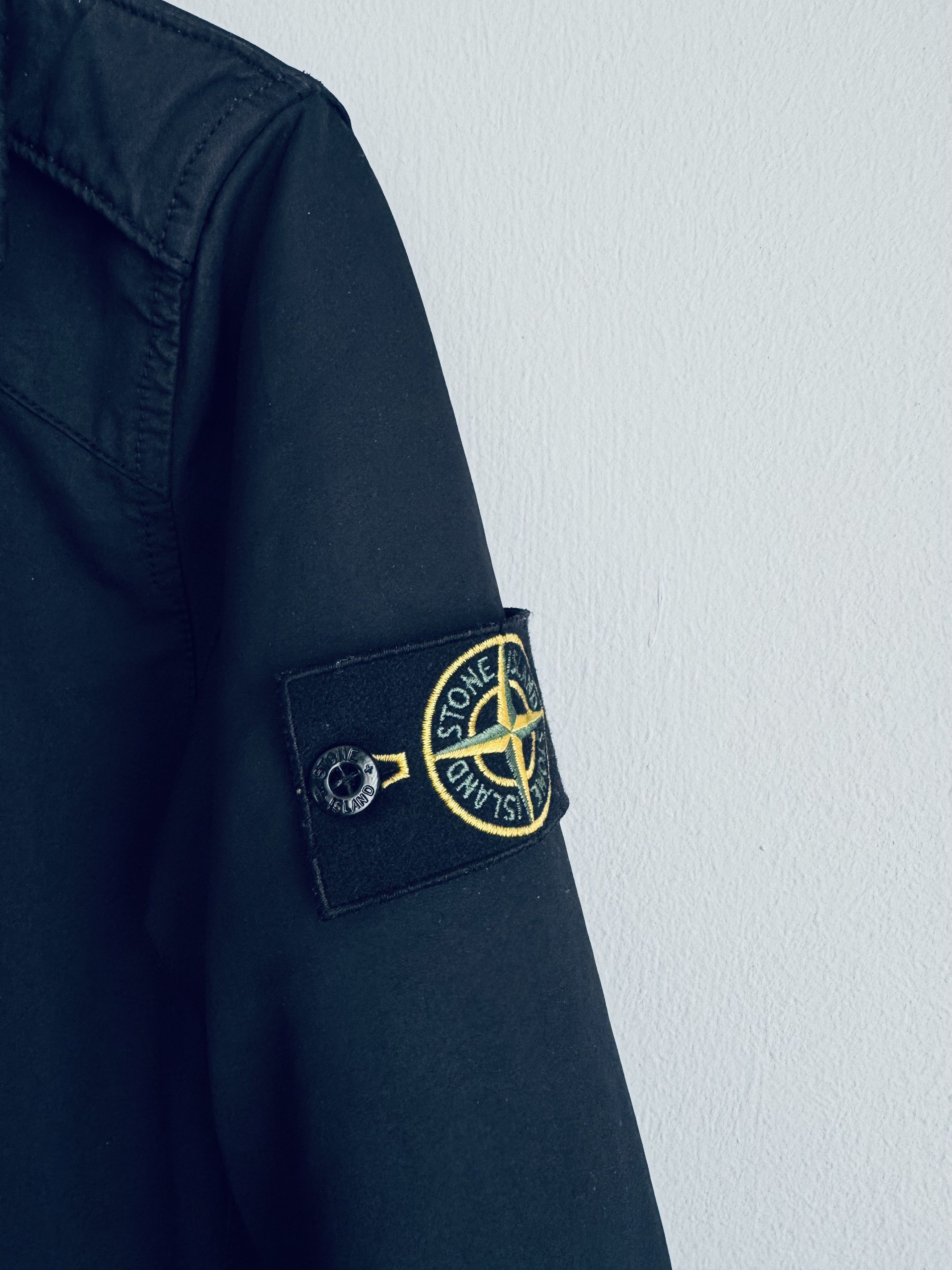 Stone Island Stone Island David-TC Trench Coat Jacket Navy ice Size US M / EU 48-50 / 2 - 2 Thumbnail