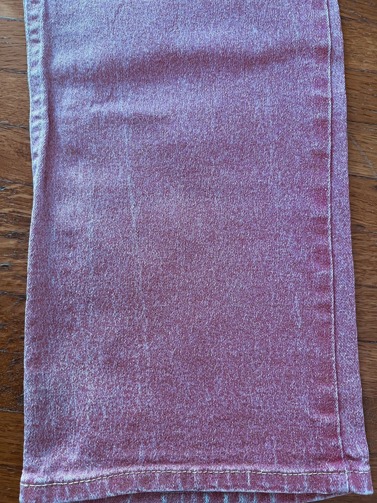 Roberto Cavalli Roberto Cavalli Vintage Iridescent Pink Glitter Jeans size M Size 28" / US 6 / IT 42 - 5 Thumbnail
