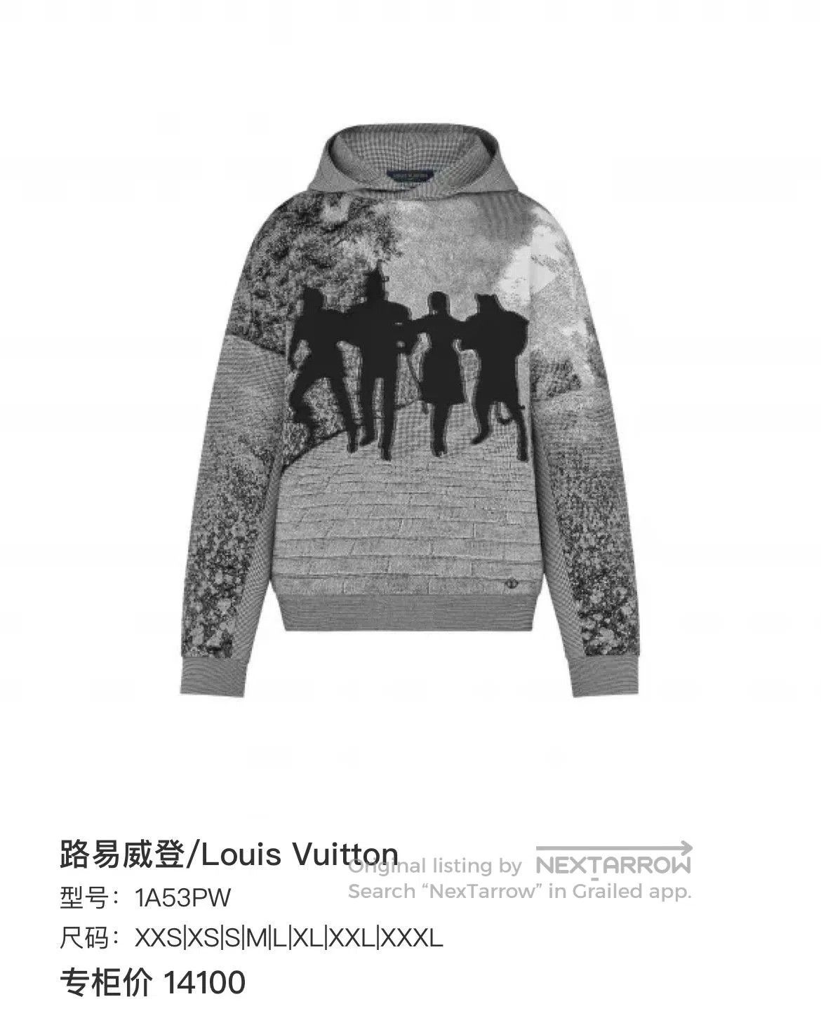 Louis Vuitton Louis Vuitton Wizard of Oz Portrait Hoodie. Size XS / US 0-2 / IT 36-38 - 8 Thumbnail