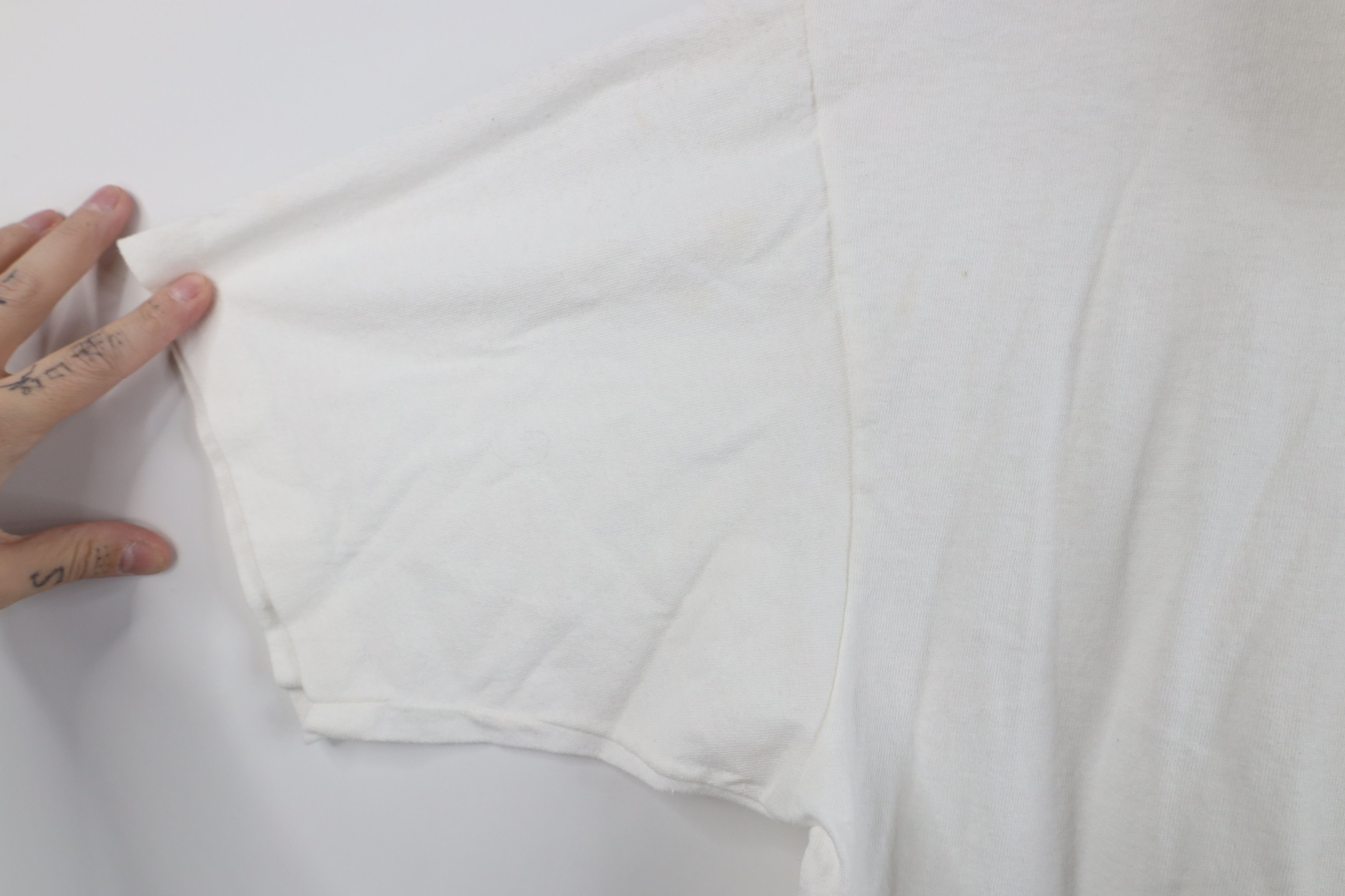 Vintage Vintage 80s 90s Spell Out Animal Farms Polo Shirt White USA Size US L / EU 52-54 / 3 - 9 Thumbnail