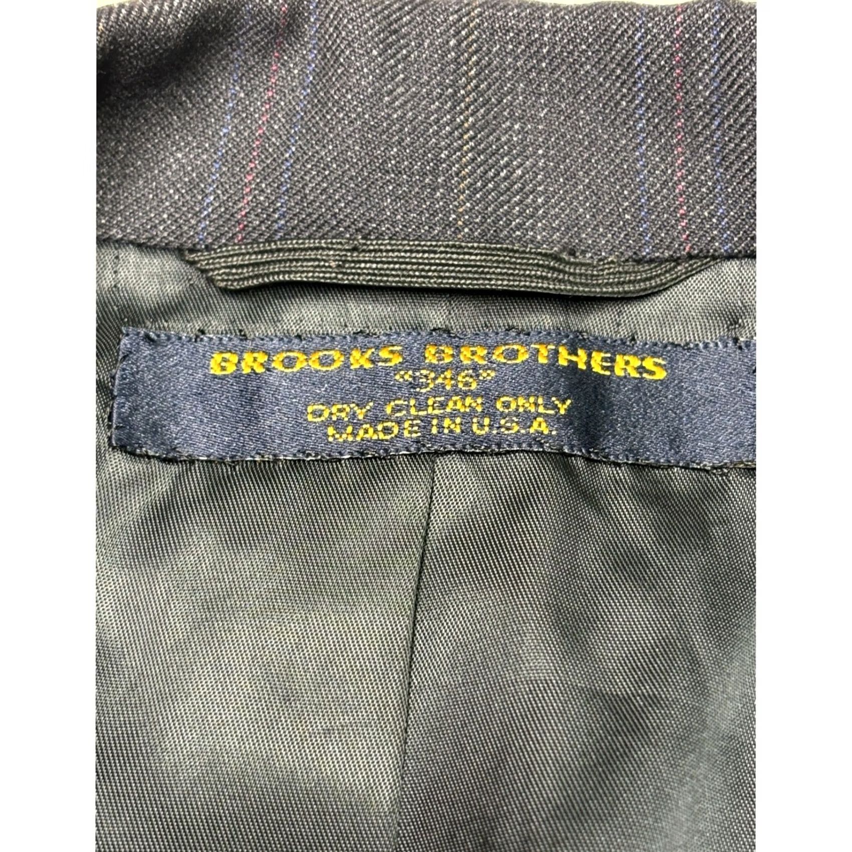 Brooks Brothers Brooks Brothers Gray Plaid Blazer Jacket Sport Coat Size 41 USA Made Men's Size 36R - 4 Thumbnail