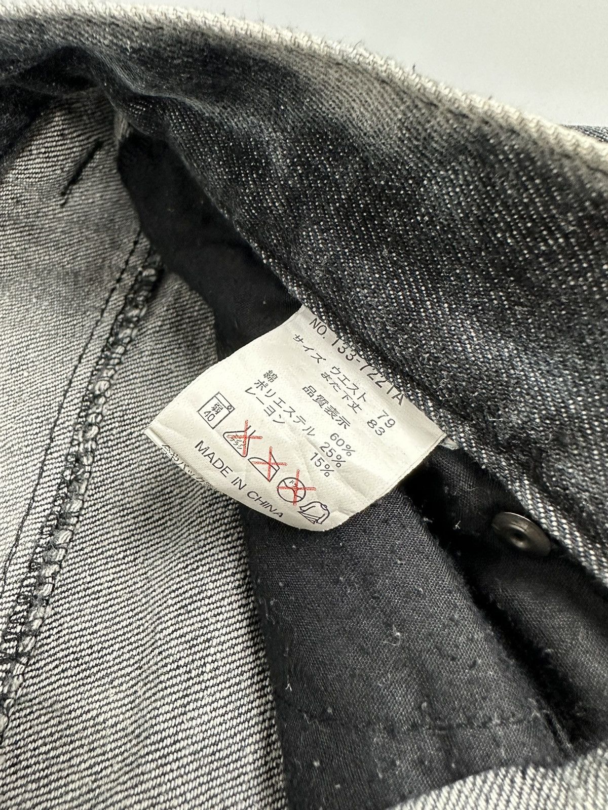 In The Attic × Seditionaries 🔥Rare🔥In The Attic Homme Distressed Smoke Denim Size US 33 - 11 Thumbnail