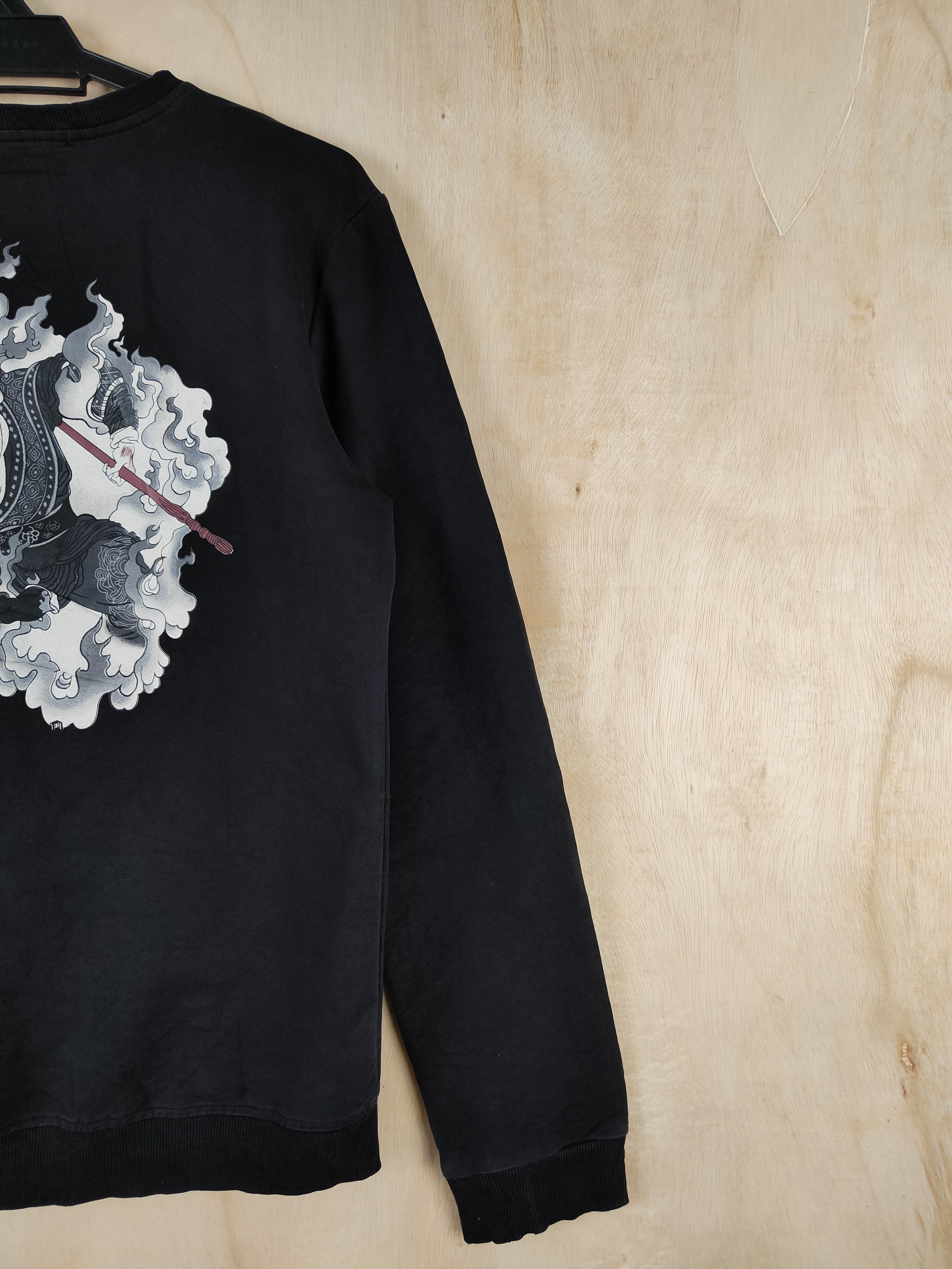Japanese Brand O.Slangclaa monkey magic Black Sweatshirts #S2623 Size US M / EU 48-50 / 2 - 4 Thumbnail