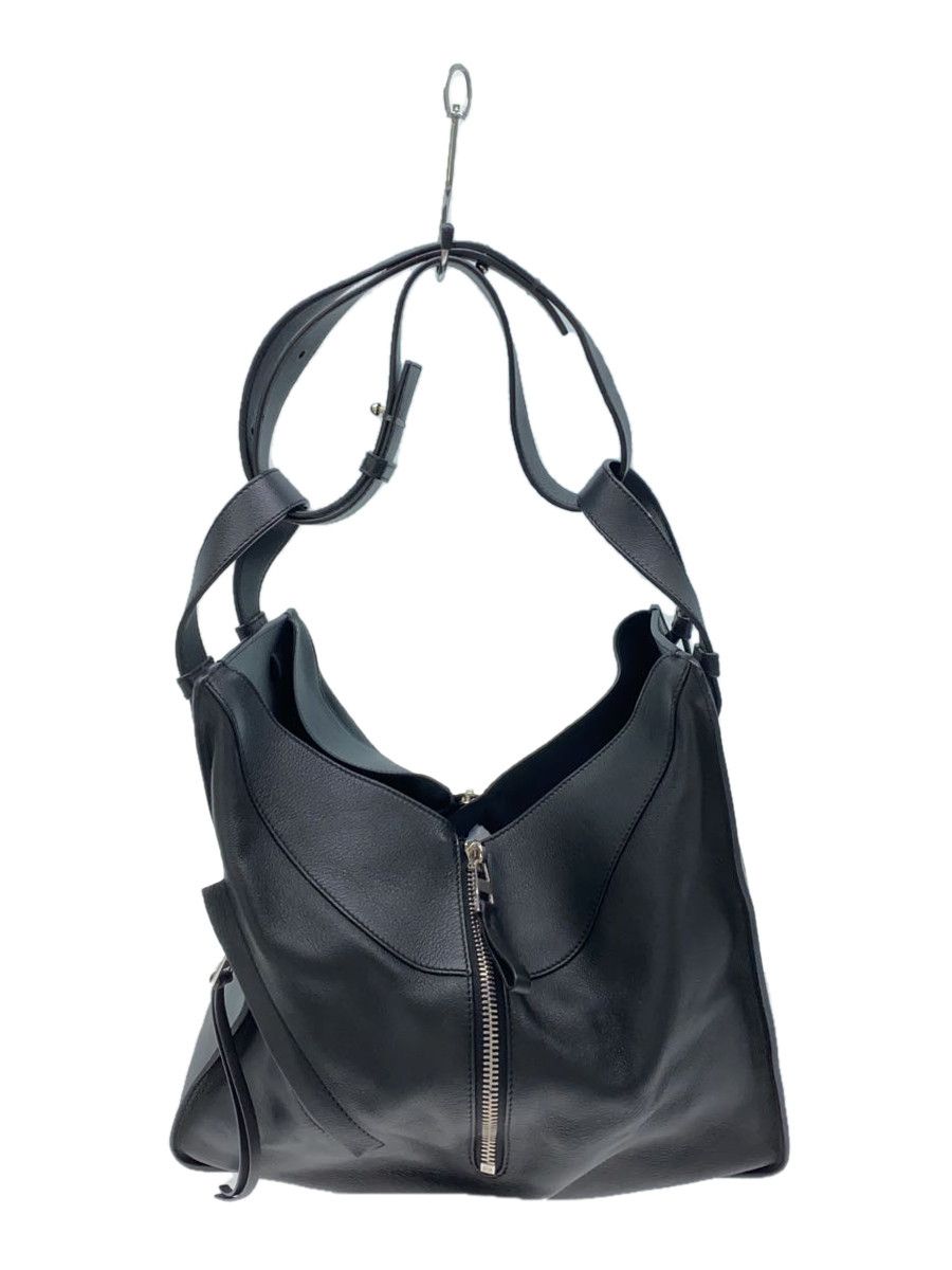 image of Loewe Hammock Bag Small Shoulder Bag Leather Black, Women's