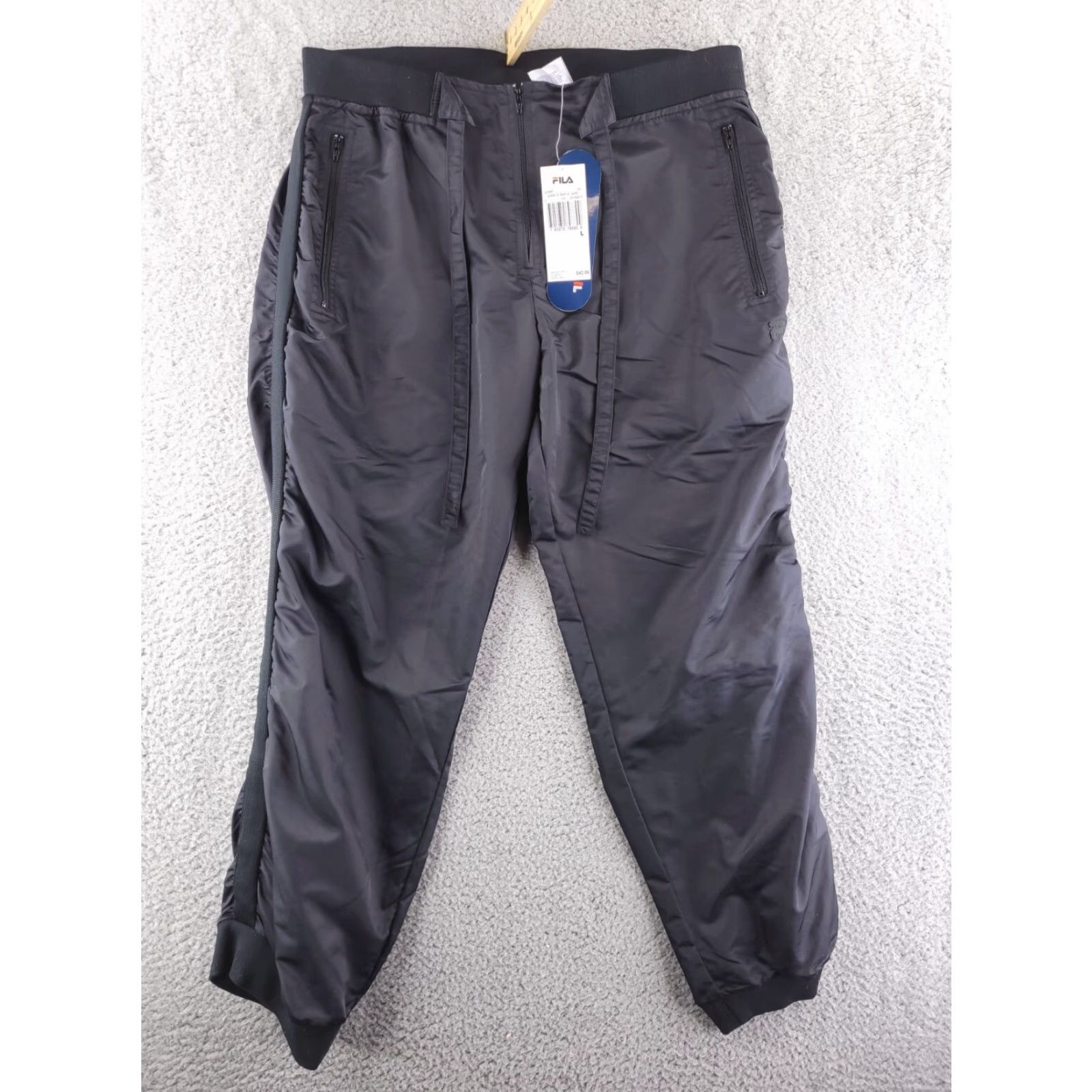 Fila FILA Bastia Capri Pants Womens Large Black Jogger Yoga Gym Size 36" / US 14 / IT 50 - 7 Thumbnail