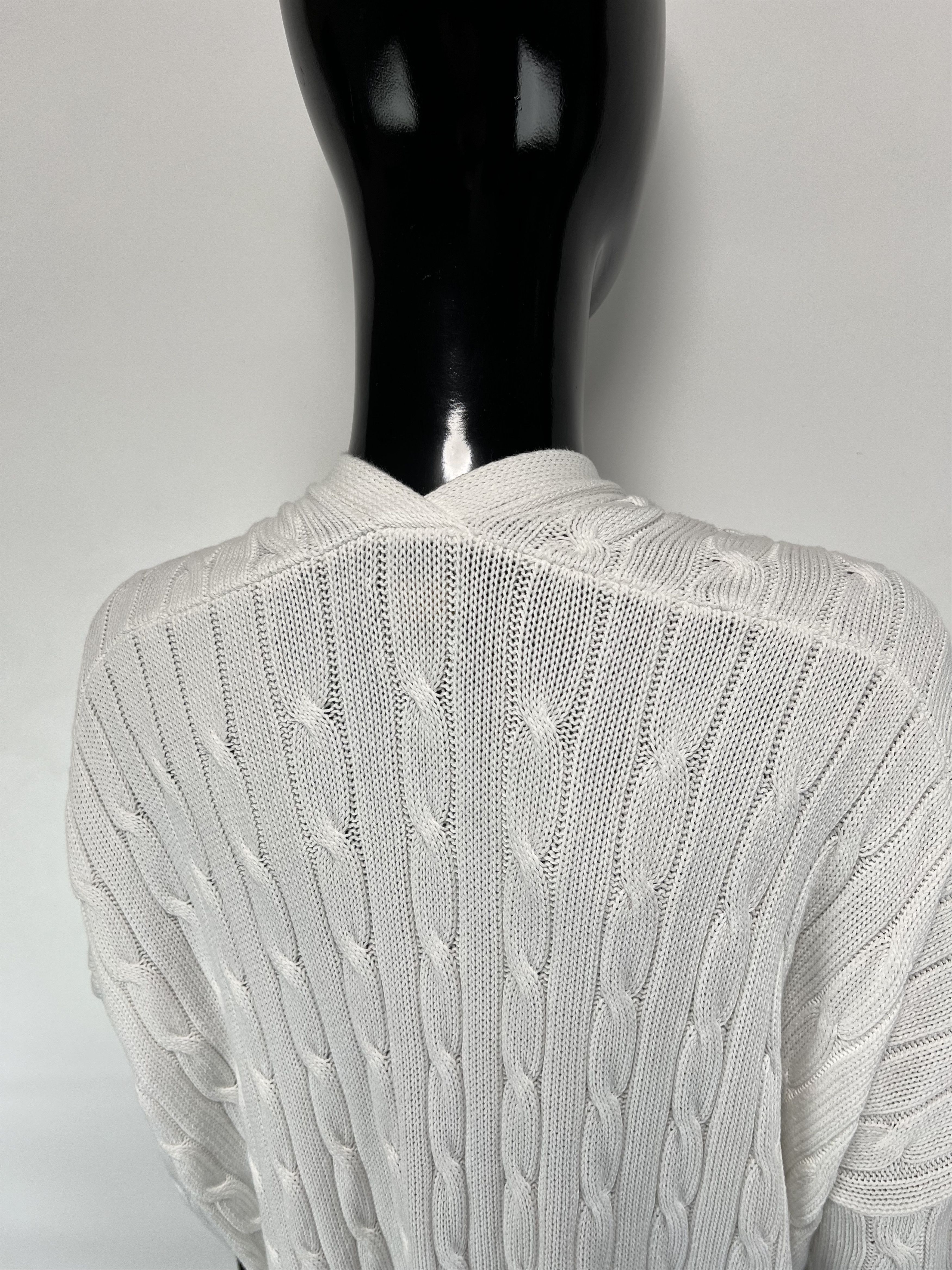 Polo Ralph Lauren Polo Ralph Lauren Cotton Cable Knit Open Cardigan Size M / US 6-8 / IT 42-44 - 12 Thumbnail