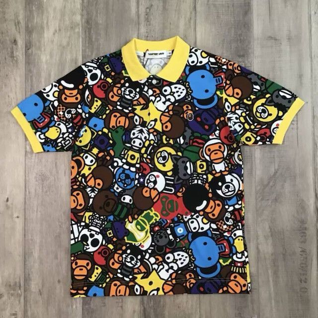 Bape BAPE Milo Animal Safari Polo Shirt a bathing ape NIGO Size US S / EU 44-46 / 1 - 1 Thumbnail