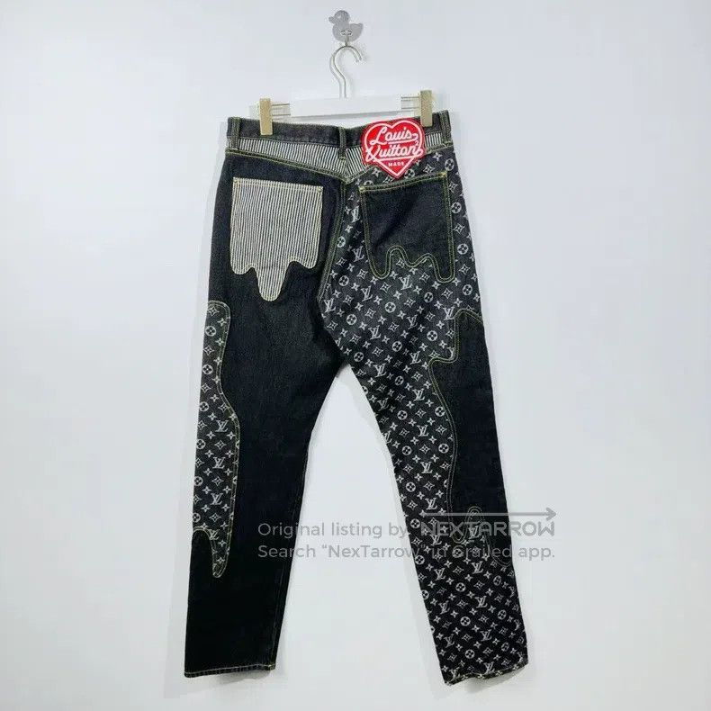 Louis Vuitton Louis Vuitton Nigo Co-branded Logo Deconstructs Full Print Size US 31 - 2 Thumbnail