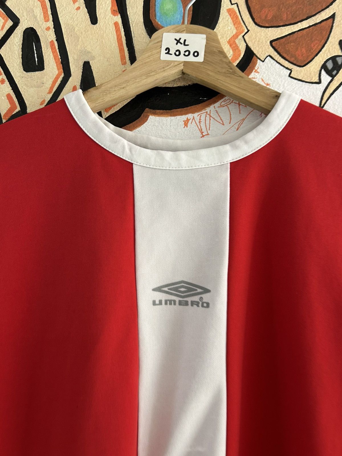 Umbro 90 s Center Logo Umbro Jersey Size US XL / EU 56 / 4 - 2 Thumbnail