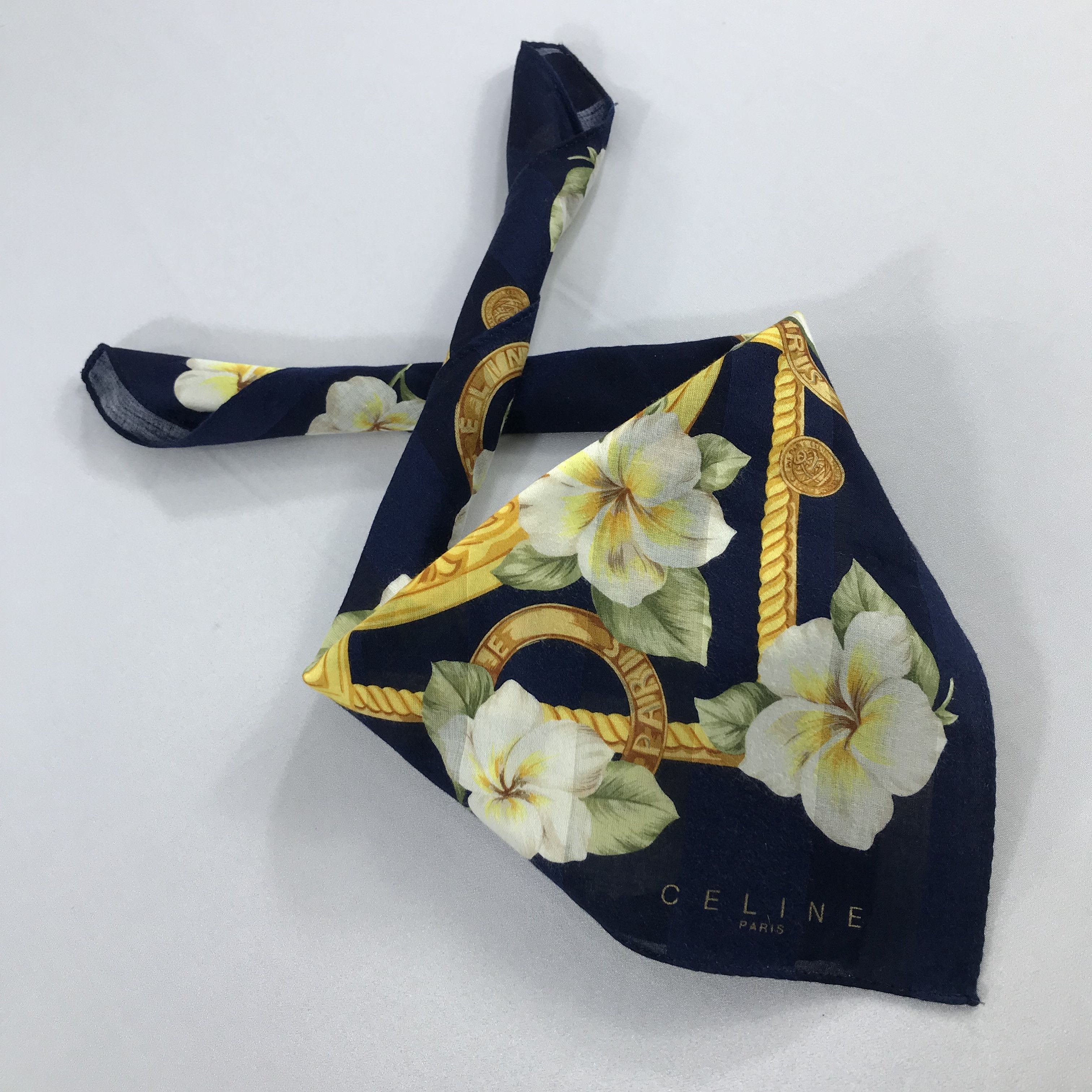 Celine Celine Bandana / Handkerchief / Neckerchief - S2125 Size ONE SIZE - 4 Thumbnail