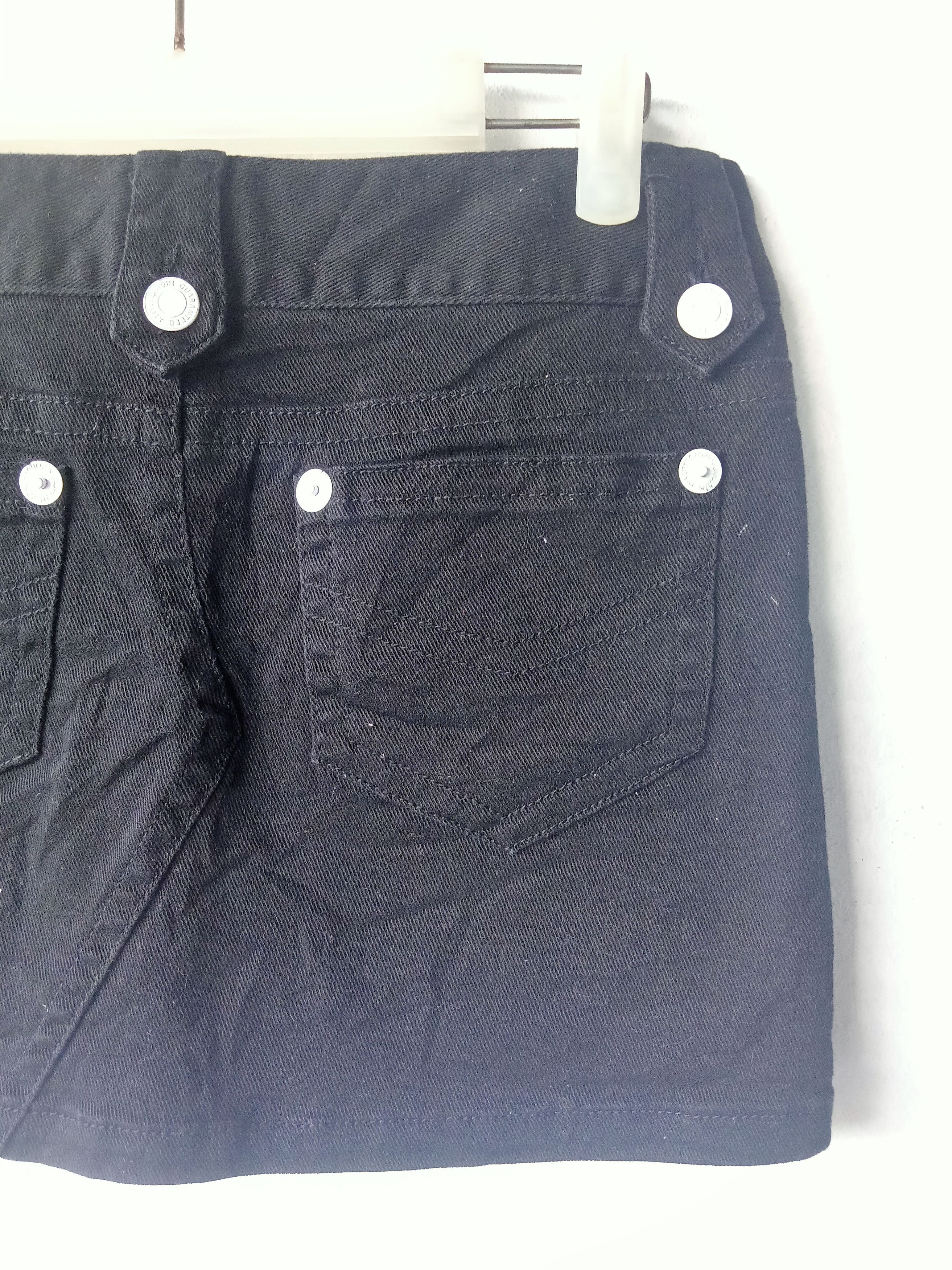 Japanese Brand Japanese Super Black Sidezipper Mini Skirt size 28 Size 28" / US 6 / IT 42 - 6 Thumbnail