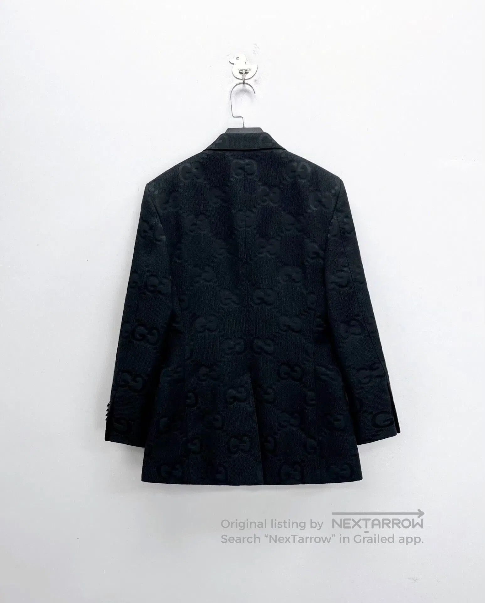 Gucci Gucci Black Double G Logo Suit Jacket. Size US M / EU 48-50 / 2 - 2 Thumbnail