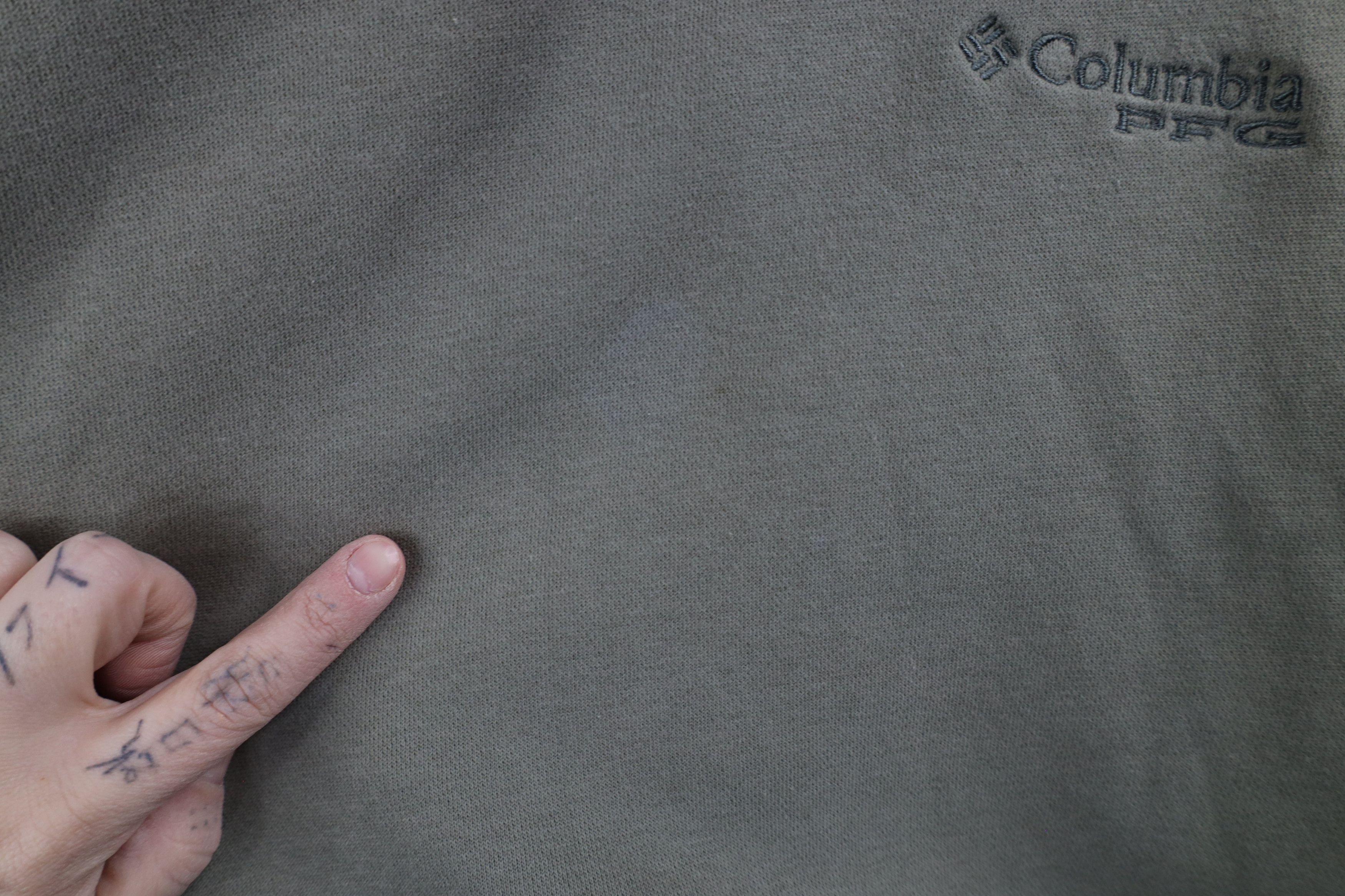 Columbia × Vintage Vintage Y2K Columbia PFG Spell Out Hoodie Sweatshirt Green Size US XL / EU 56 / 4 - 6 Thumbnail