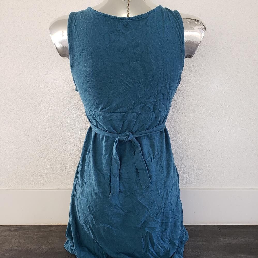Sonoma Blue Black Floral Detailed Sonoma Flowy Midi Size L / US 10 / IT 46 - 2 Thumbnail