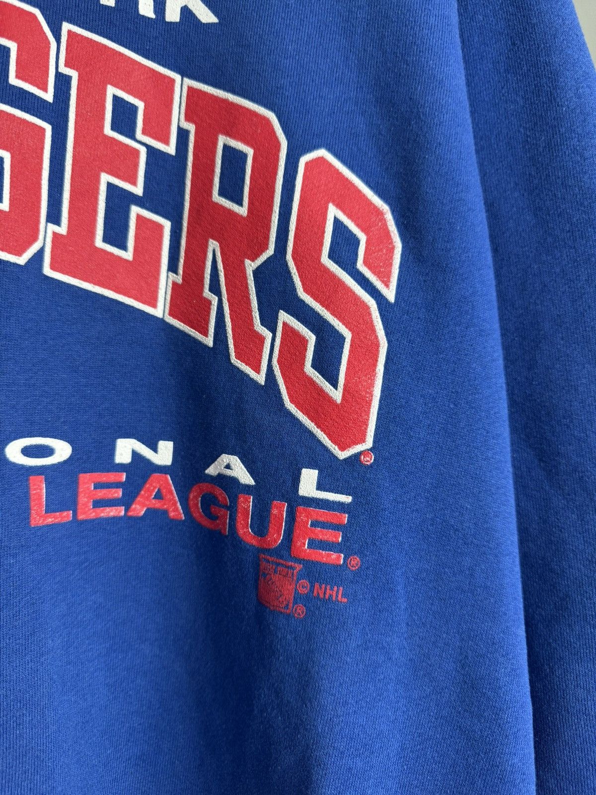 Russell Athletic × Vintage Vintage 90s Russell Athletic New York Rangers NHL sweatshirt Size US XL / EU 56 / 4 - 7 Thumbnail