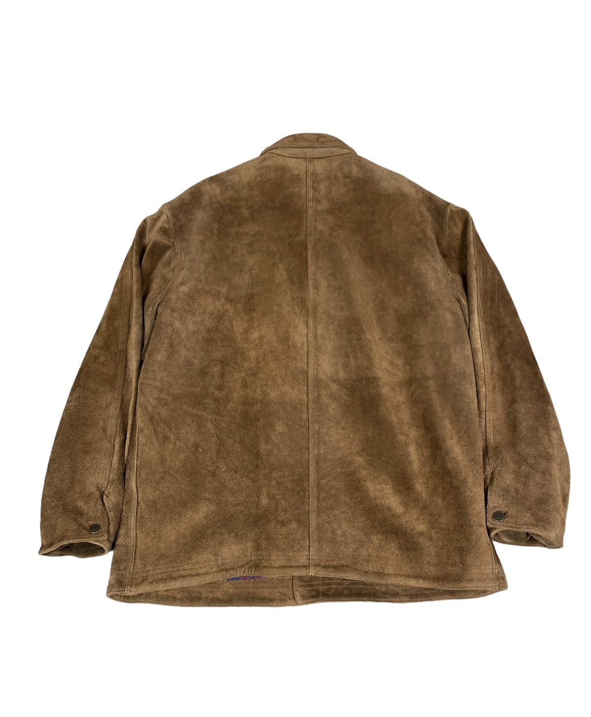 Polo Ralph Lauren Vintage Polo Country Ralph Lauren Suede Leather Jacket J0136 Size US L / EU 52-54 / 3 - 3 Thumbnail