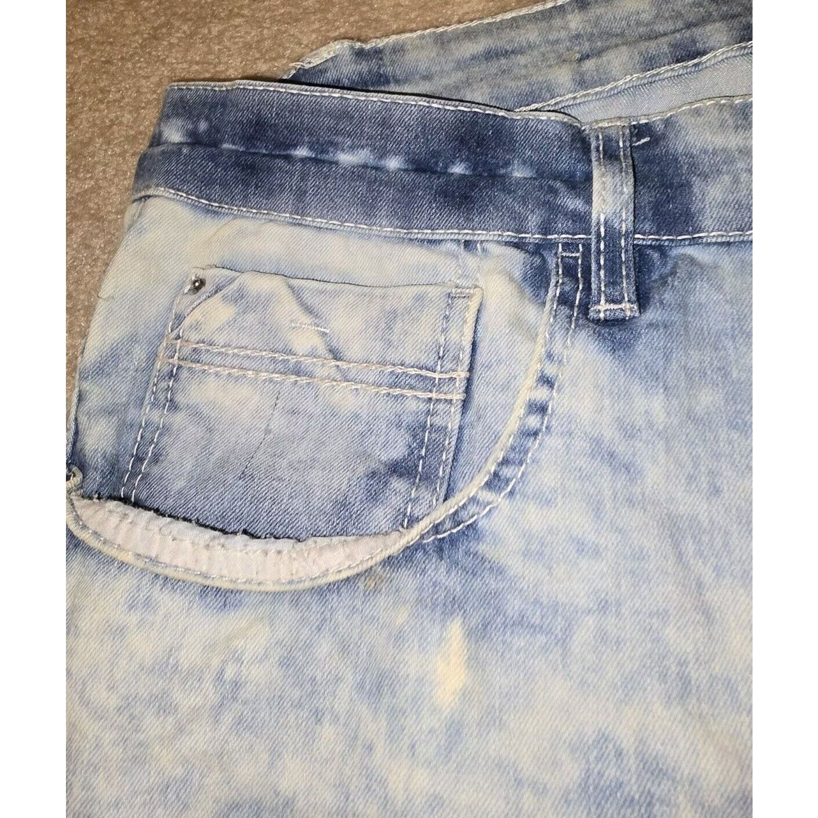 Southpole Southpole Shorts Mens 48 Denim Jorts Y2K Baggy Skate Urban Size US 44 / EU 60 - 4 Thumbnail